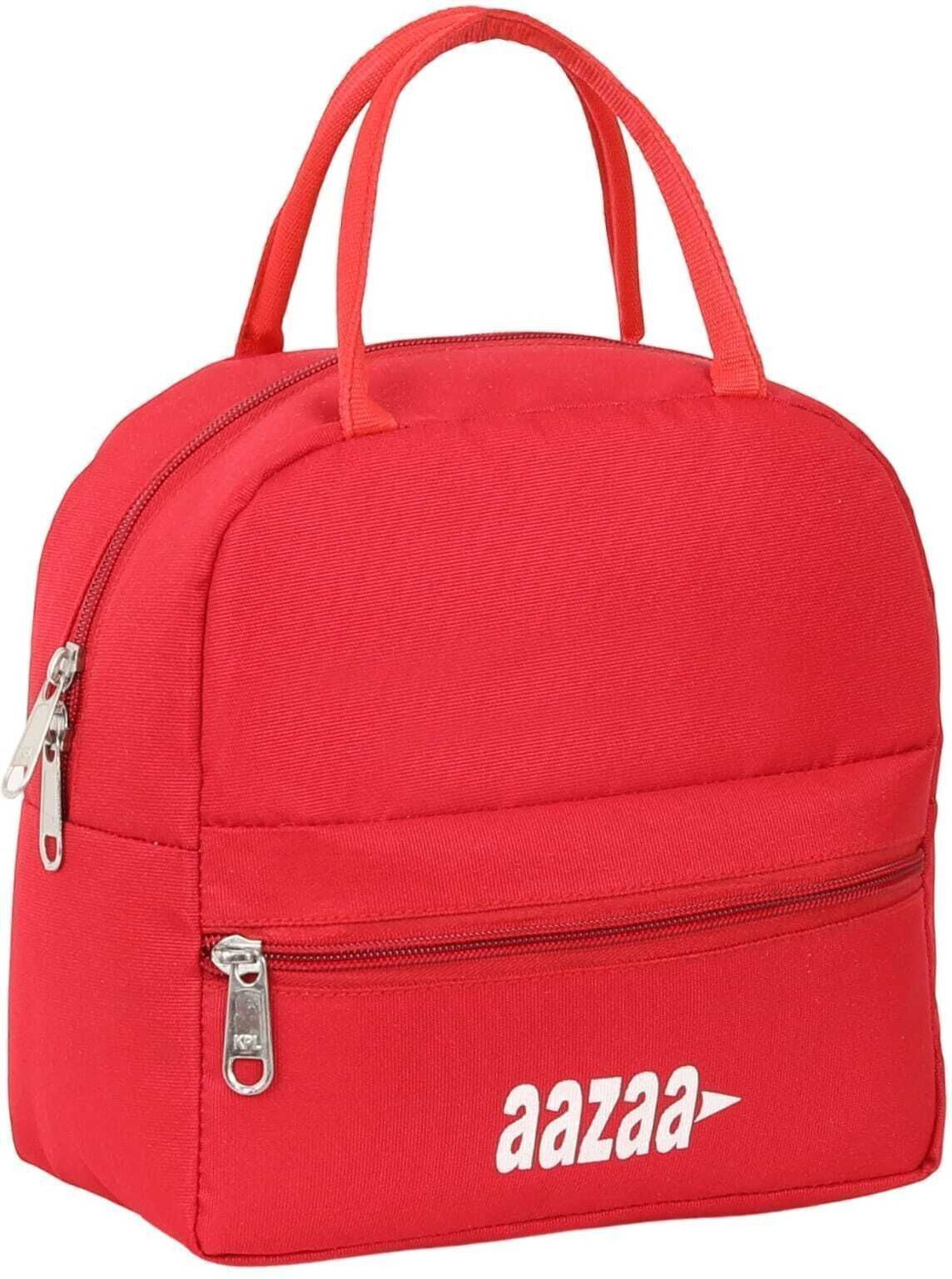 Image of Mobophono MULTIPURPOSE POLYSTER FABRIC FASCINATING TIFFIN BAG FOR LUNCH BOXES Waterproof Lunch Bag (Red, 3 L)