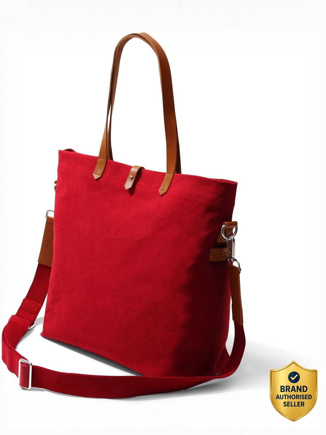 Image of DailyObjects Crimson Red Buoy Tote Bag Shoulder Bag