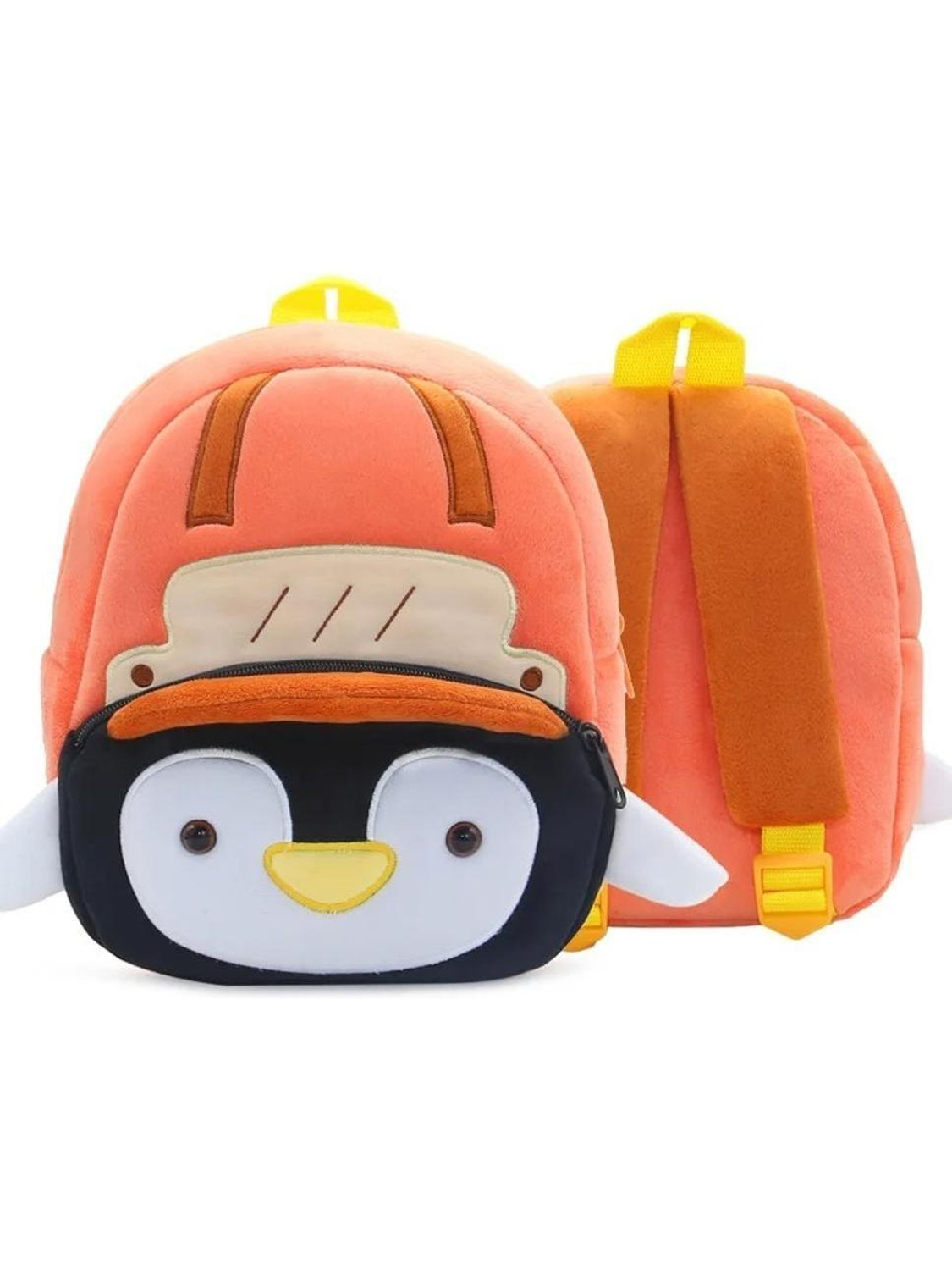 Image of HappyChild Plush Animal Cartoon Mini Backpack Little For Kids 1-6 Years 10 L Backpack