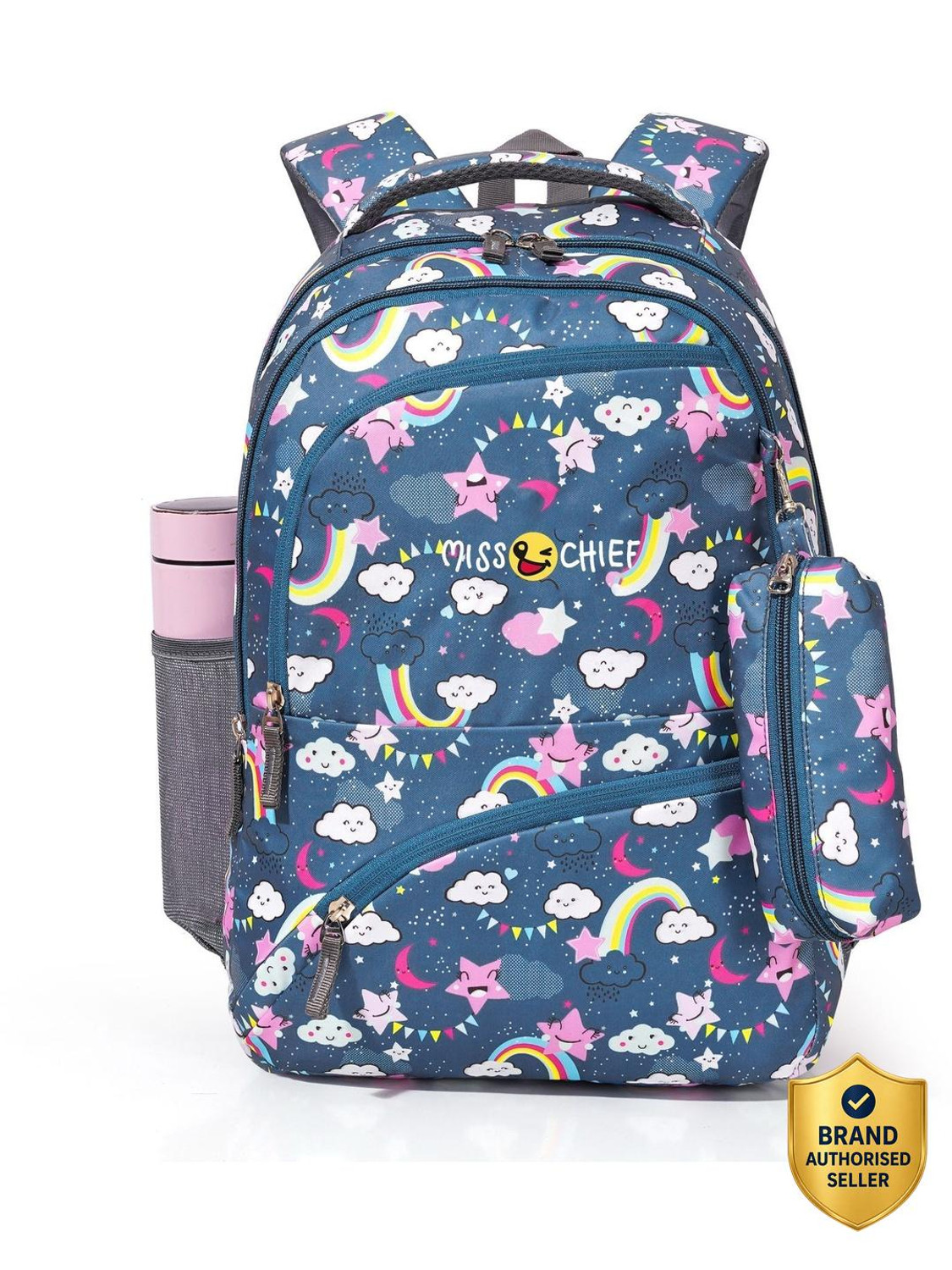 Image of Miss & Chief Laptop Backpack Moonlight Laptop Backpack Water Resistant and Lightweight Bag 36 L Backpack