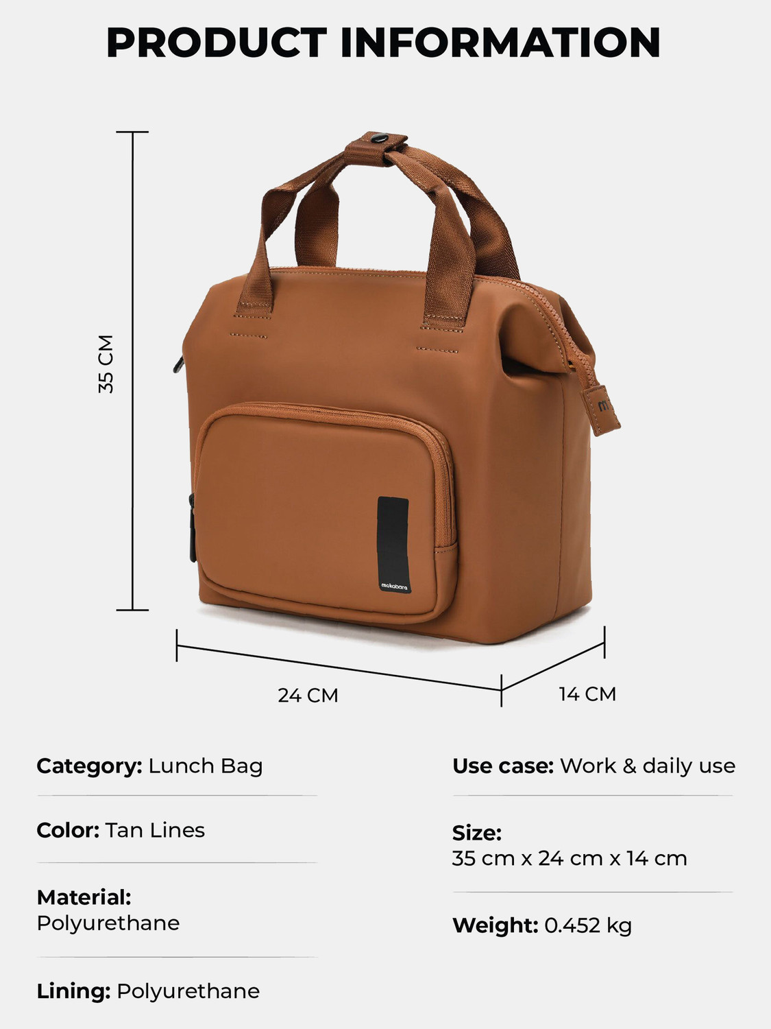 Image of Mokobara The Take-out Lunch Bag Waterproof Lunch Bag