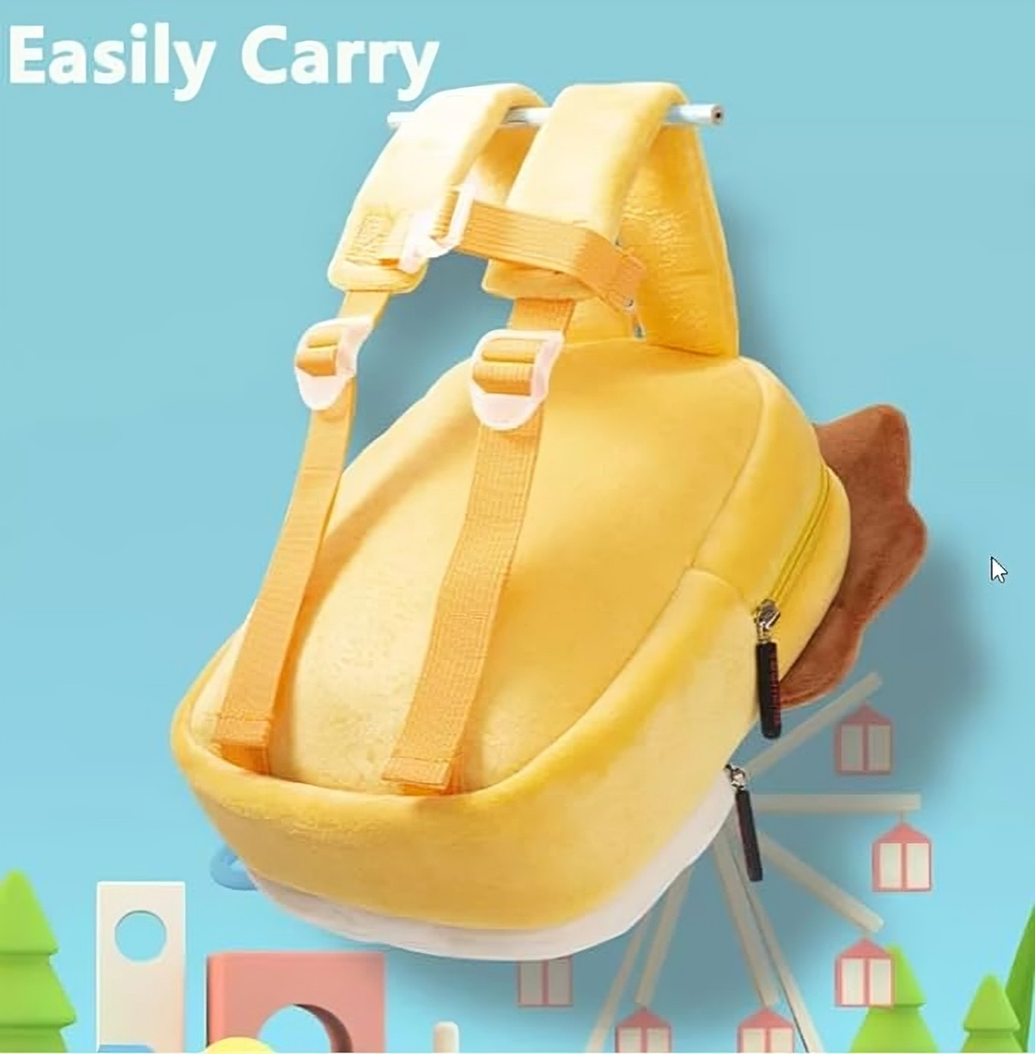 Image of Dufort Kids Soft Plush Lion Cartoon Toddler School Bag For(1 To 5 Years) Backpack