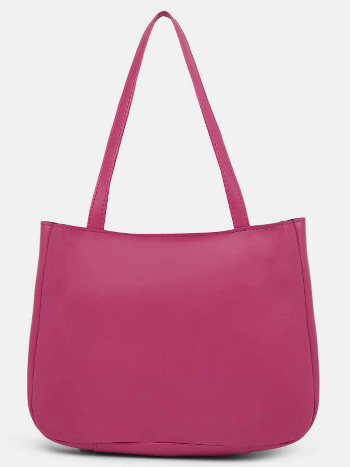Image of Caprese Elena Satchel Medium Fuchsia Bag for Women Messenger Bag