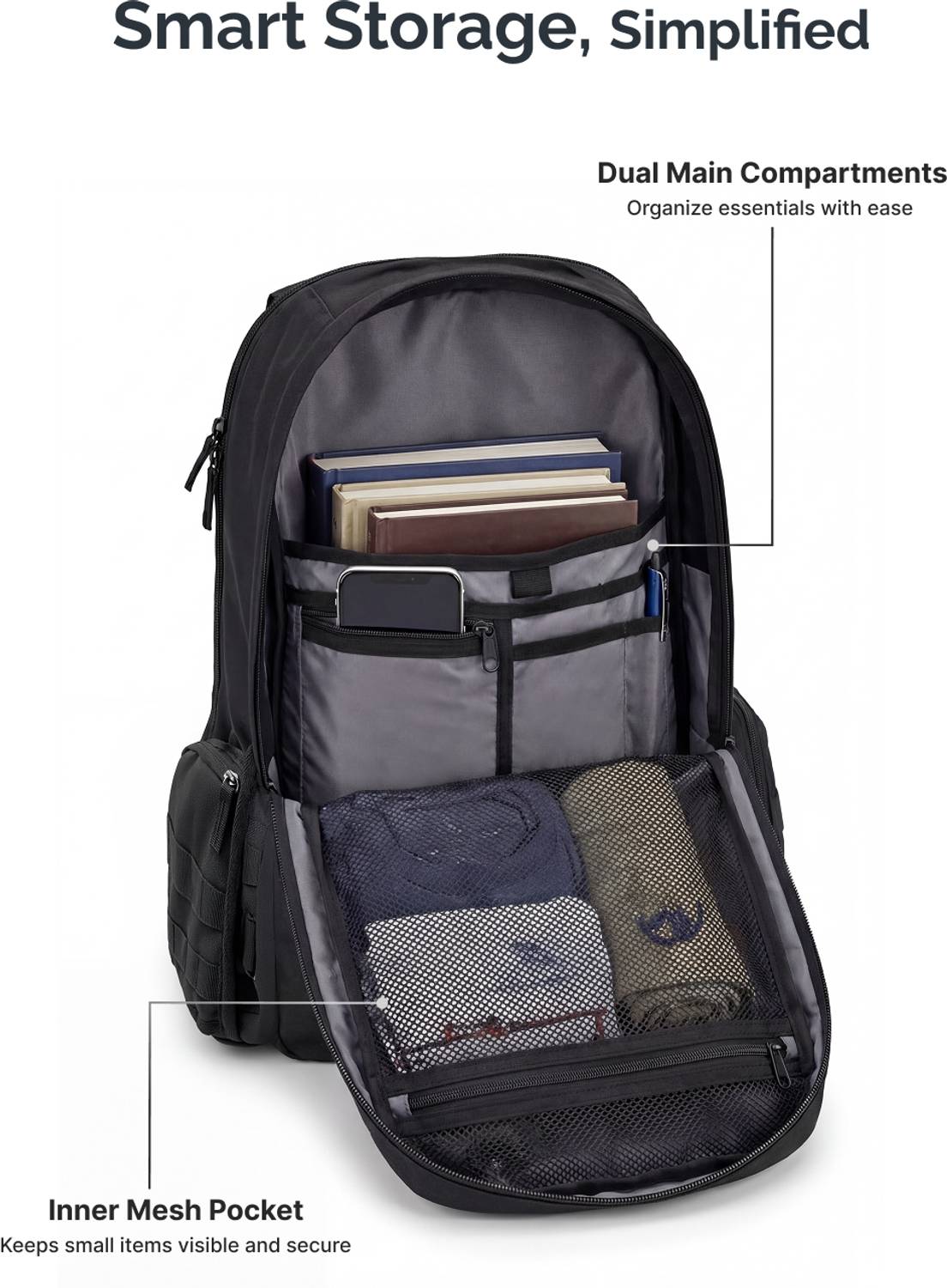 Cult Bagpack Black 35L Waterproof Backpack - Image 5