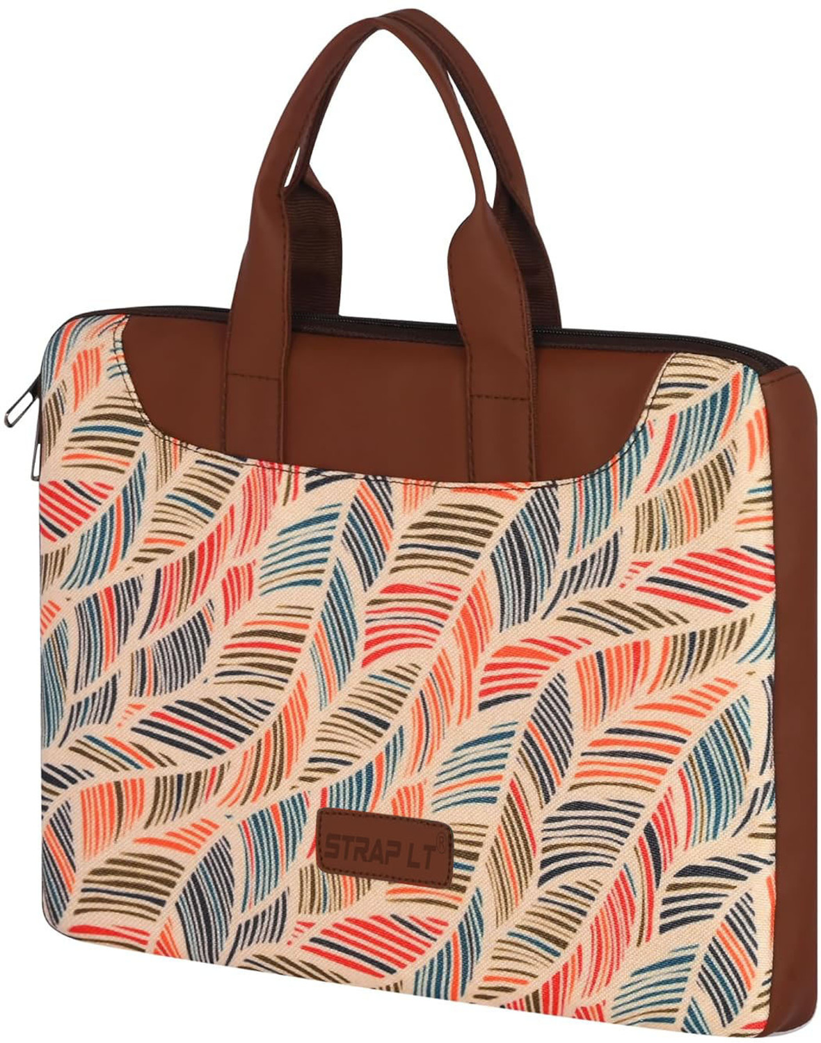Image of Straplt 15-15.6 inch Jute Handcrafted Stylish & Durable Bag For Office, College, Travel Waterproof Laptop Sleeve /Cover
