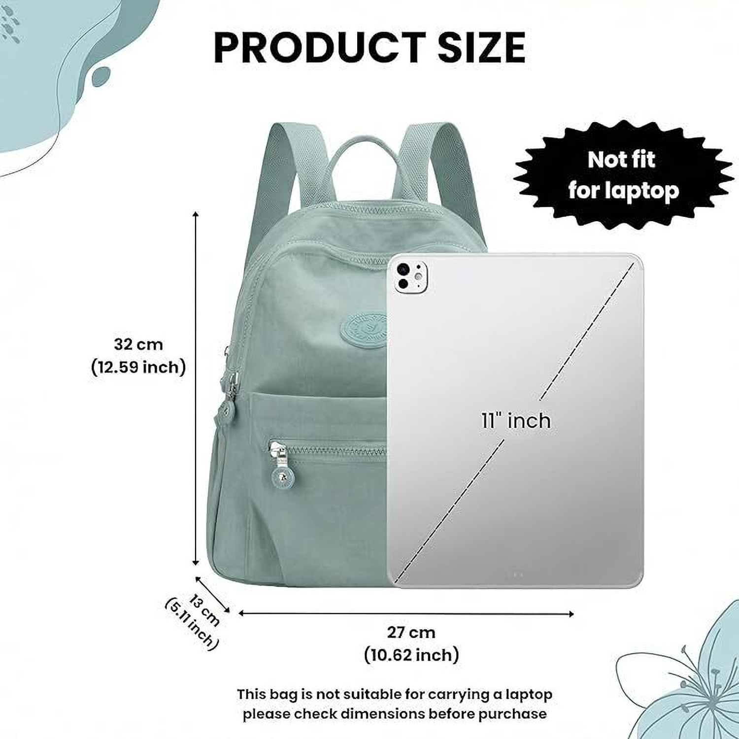 Image of TS WITH TECHSUN Stylish Simple Modern Bag Travel Casual Fashion Mini Bag Women backpack Bag Waterproof Backpack