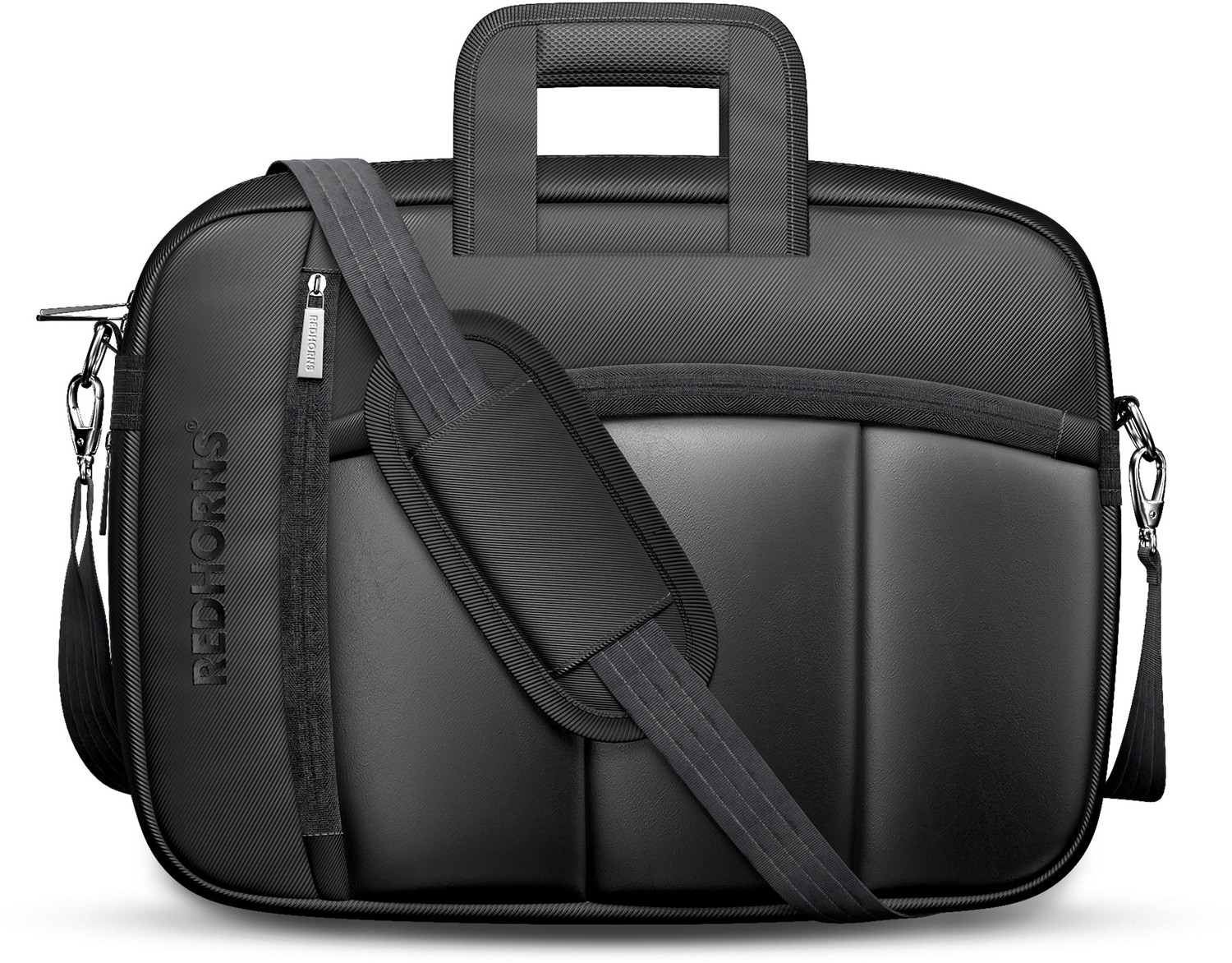 Image of REDHORNS 2-in-1 Convertible Laptop Backpack 15.6 Inch Unisex Slim Briefcase with Padded Waterproof Backpack