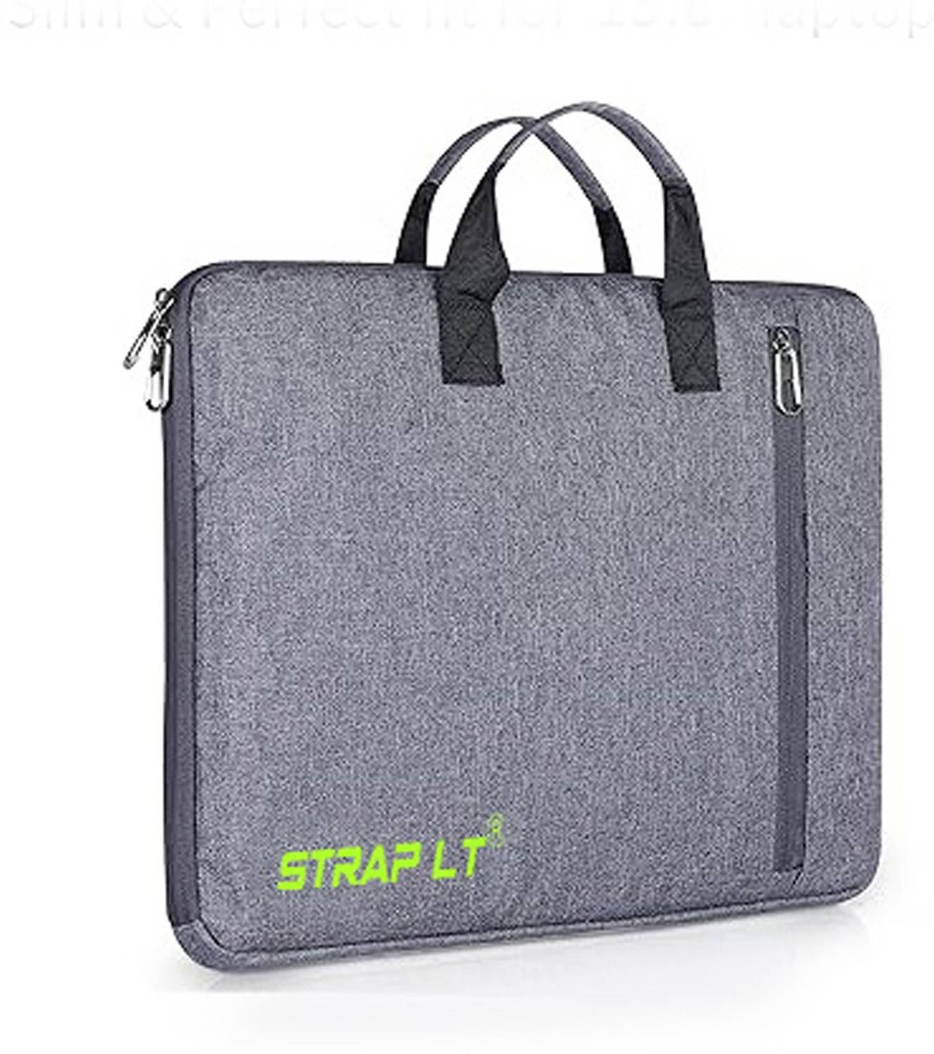 Straplt 15.6 Inch Laptop Sleeve / Slip Case Cover Bag 180 Degree Opening With Handle Waterproof Laptop Sleeve/Cover
