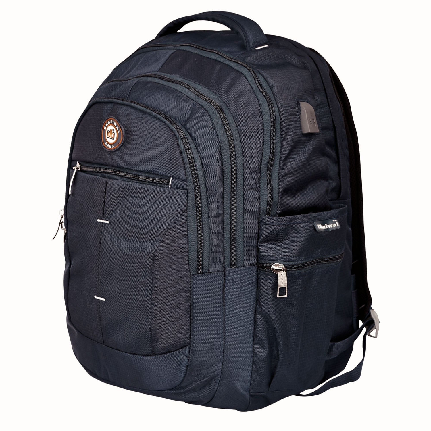 Image of Dhariwal Water Resistant Unisex Premium Quality USB Laptop Backpack With RainCover LB-108 Waterproof Laptop Sleeve /Cover