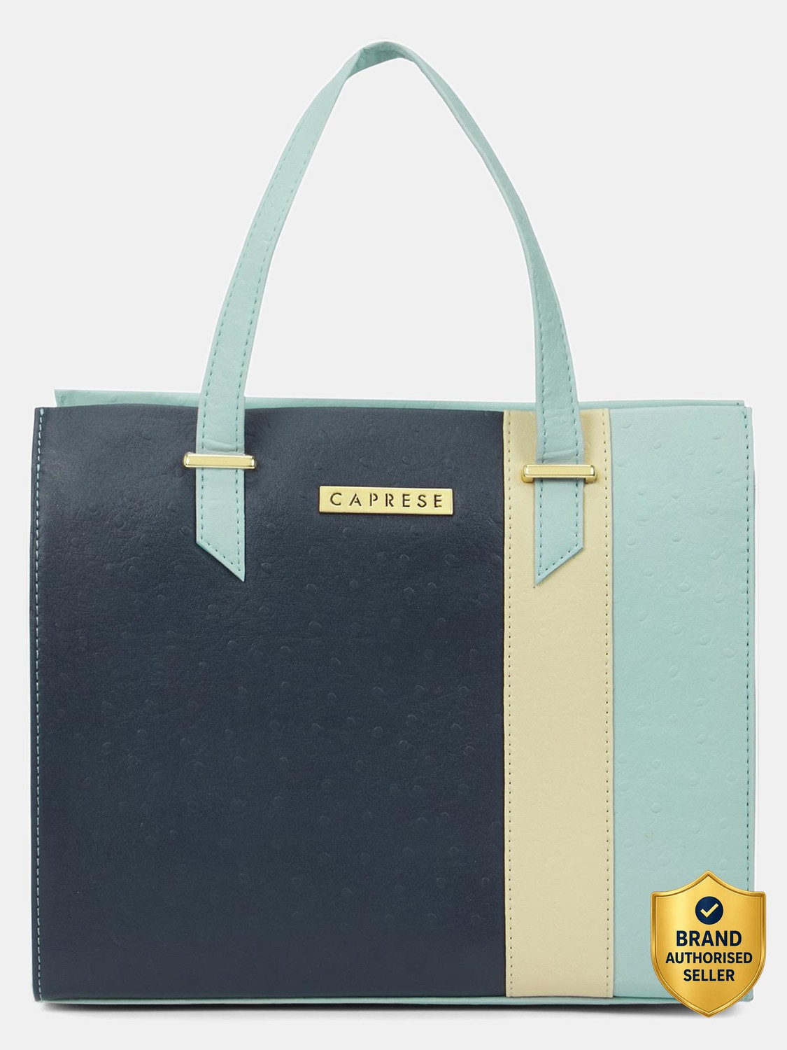 Image of Caprese Birdy Satchel Medium Powder Blue Bag for Women Shoulder Bag