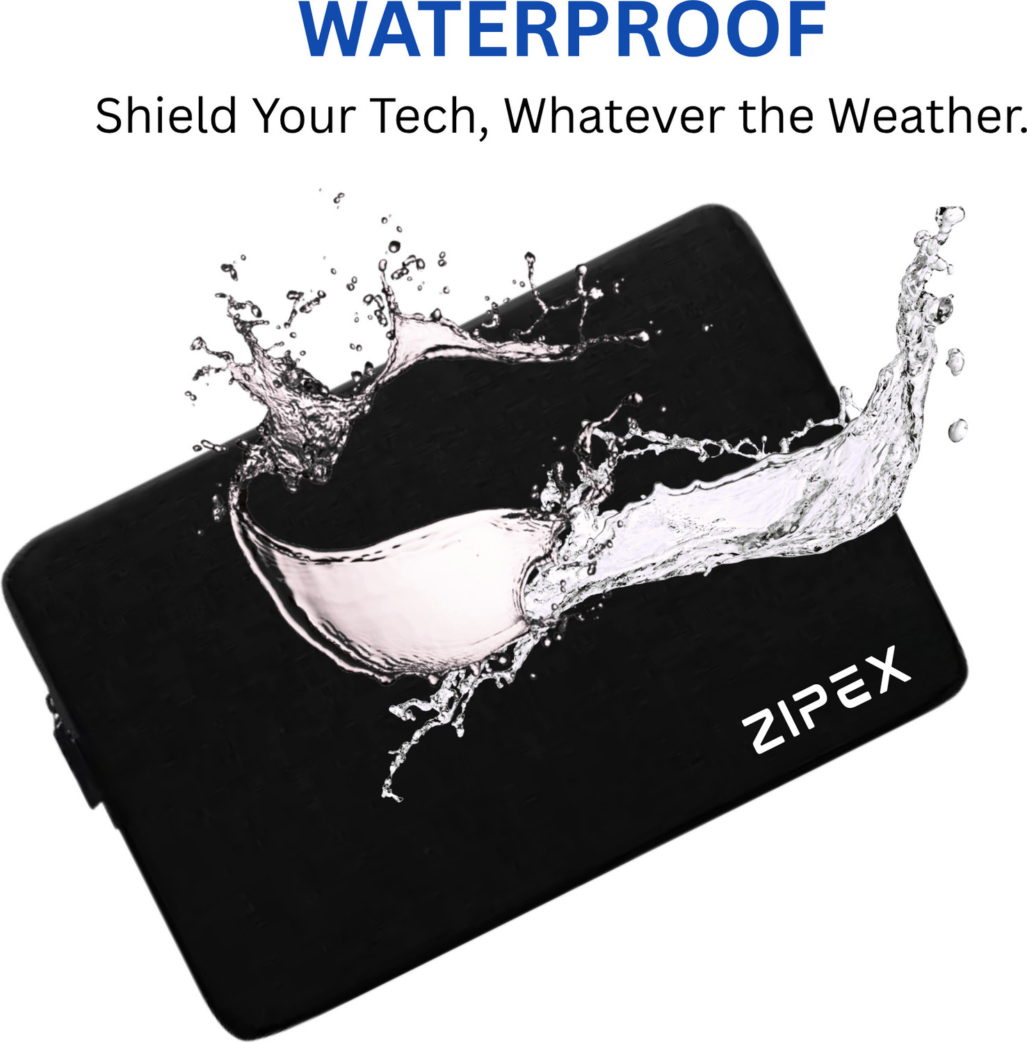 Image of ZIPEX Laptop Sleeve Case and Charger Pouch | for All 13-14 Inch Laptops | Waterproof Laptop Sleeve /Cover