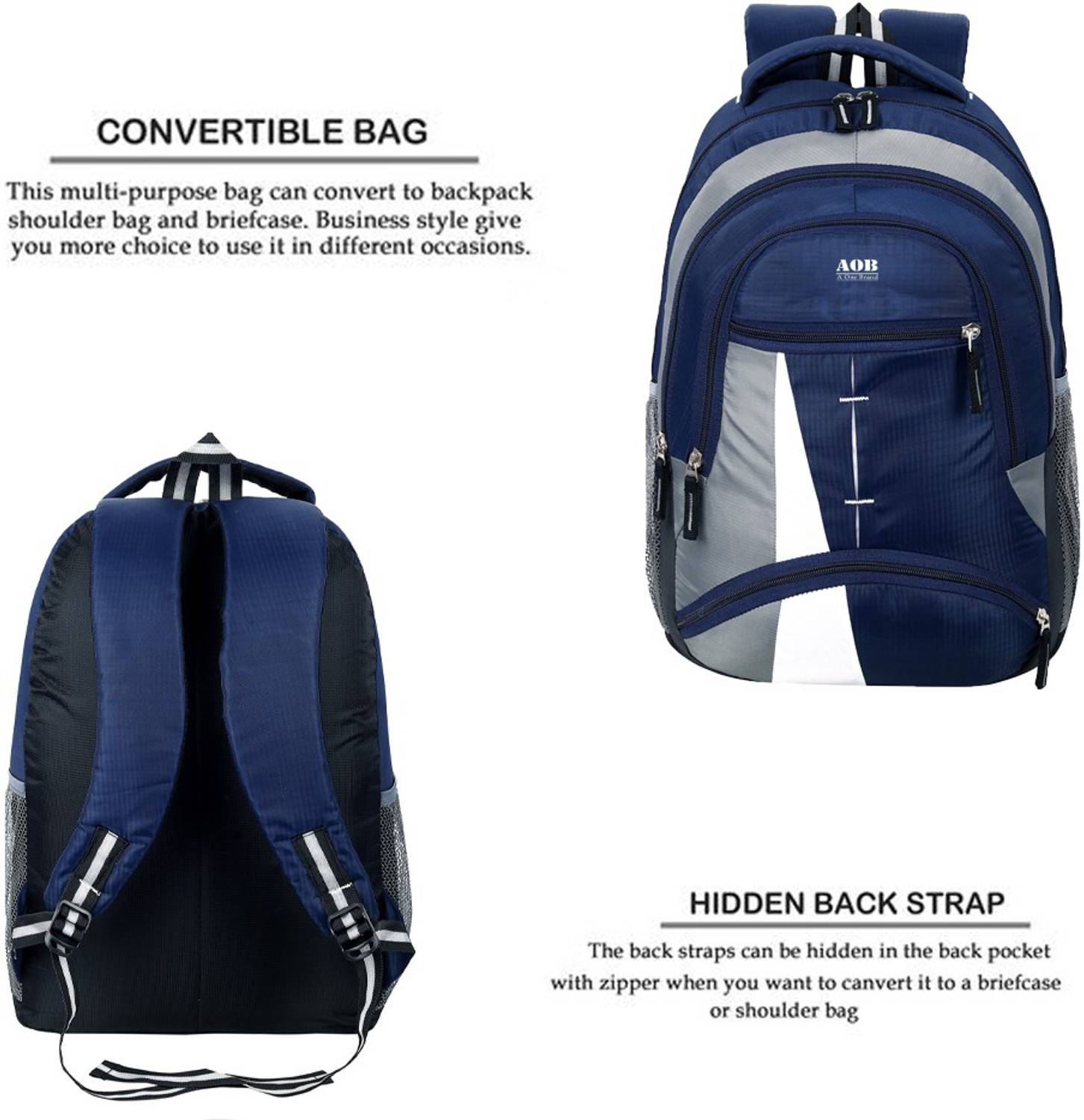 aob 35L Laptop Backpack unisex backpack fits upto 16 INCH /college bag/school bag 35 L Laptop Backpack