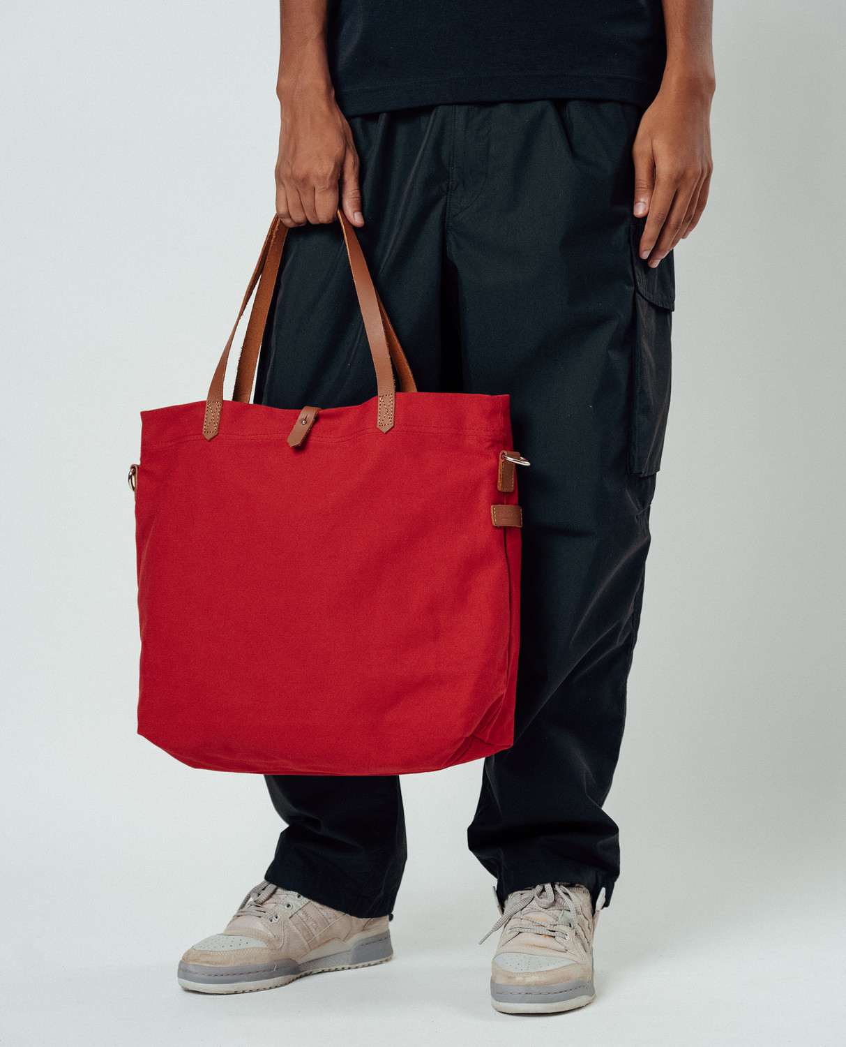 Image of DailyObjects Crimson Red Buoy Tote Bag Shoulder Bag