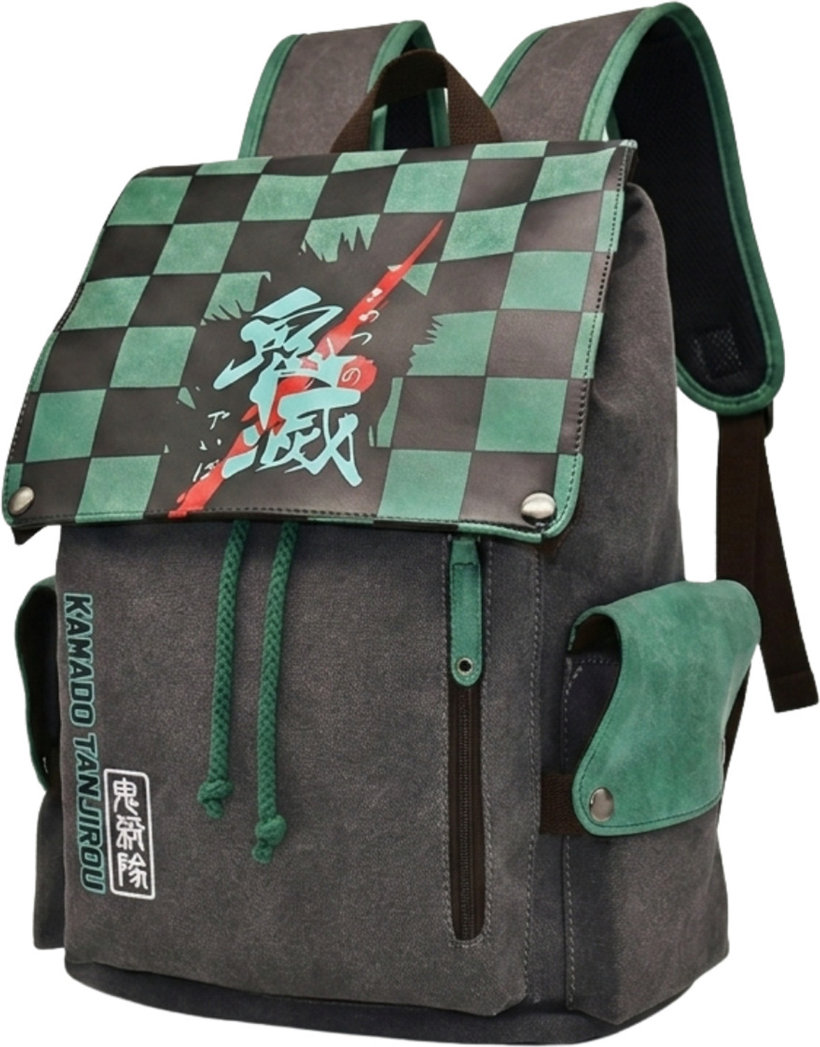 Image of RUVIDO CASO Tanjiro Anime Backpack | Durable Premium Bag for College,Travel, Office & Fans Backpack