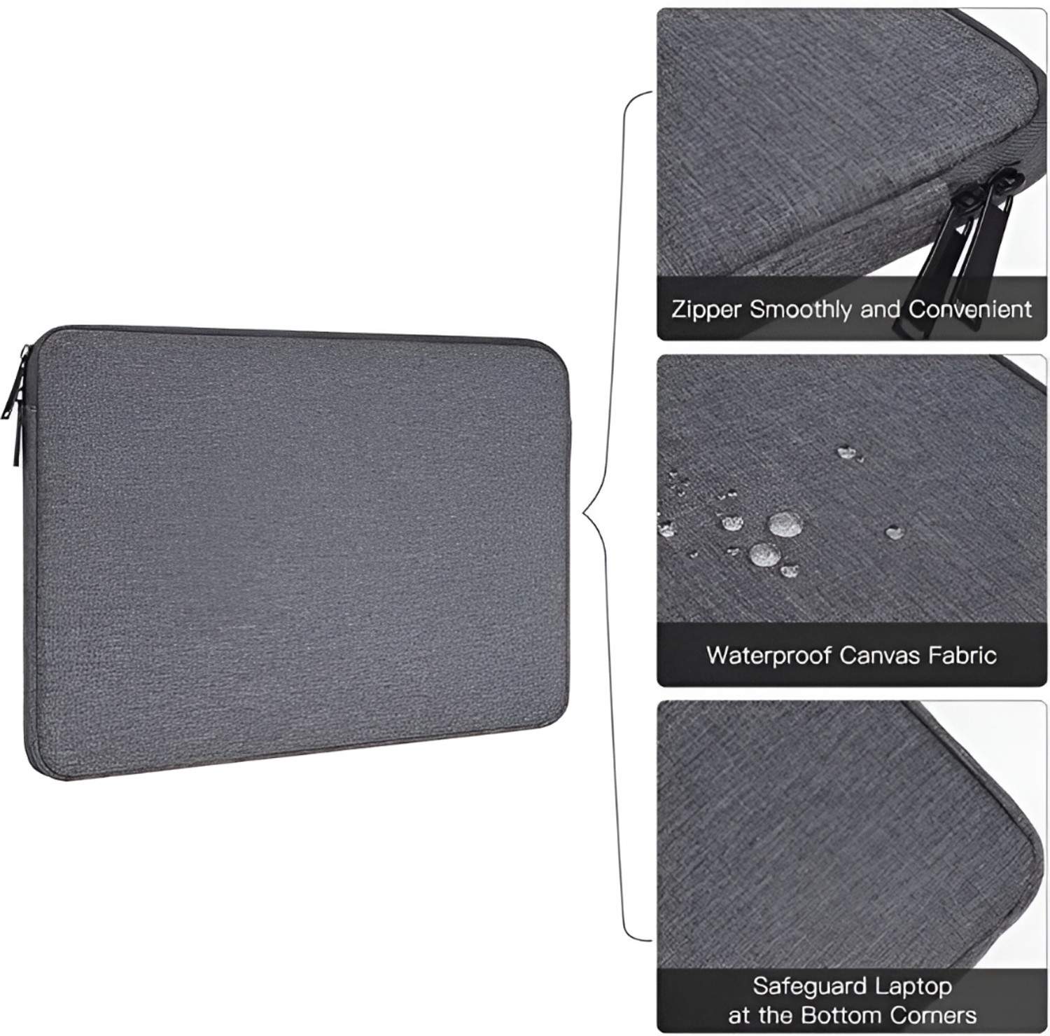 Image of LIFINI Laptop Bag Sleeve For 13.5 - 14 Inch Laptop Case Cover Pro With Charger Pouch Waterproof Laptop Sleeve /Cover