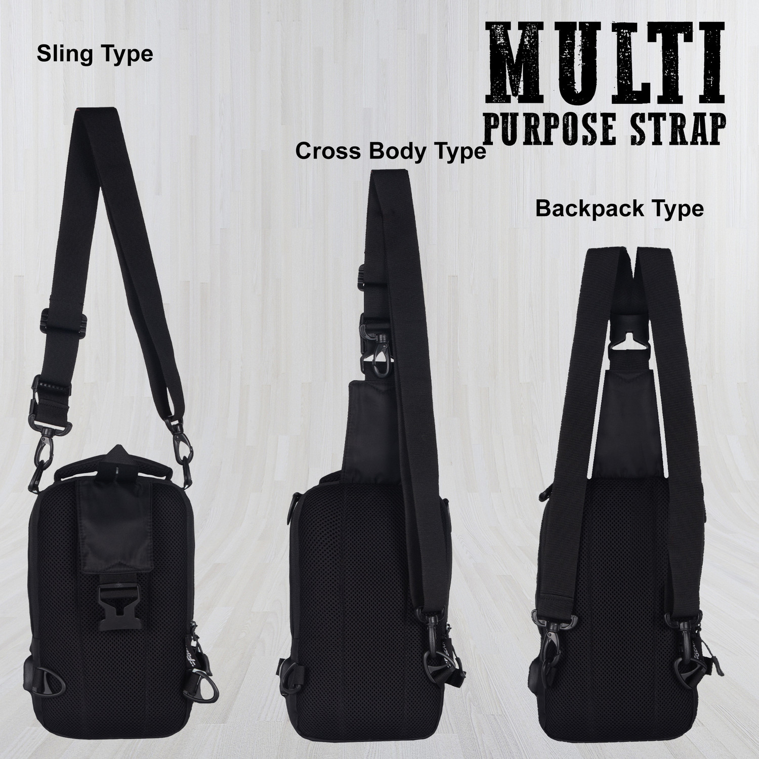 Image of F Gear Thames Black Multipurpose Bag