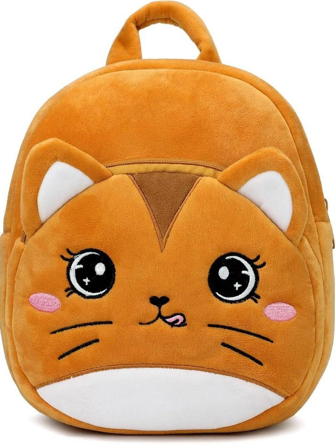 HappyChild Toddler Bag Plush Animal Cartoon Mini Bag for Baby Girl Boy 2-6 Years 10 L Backpack