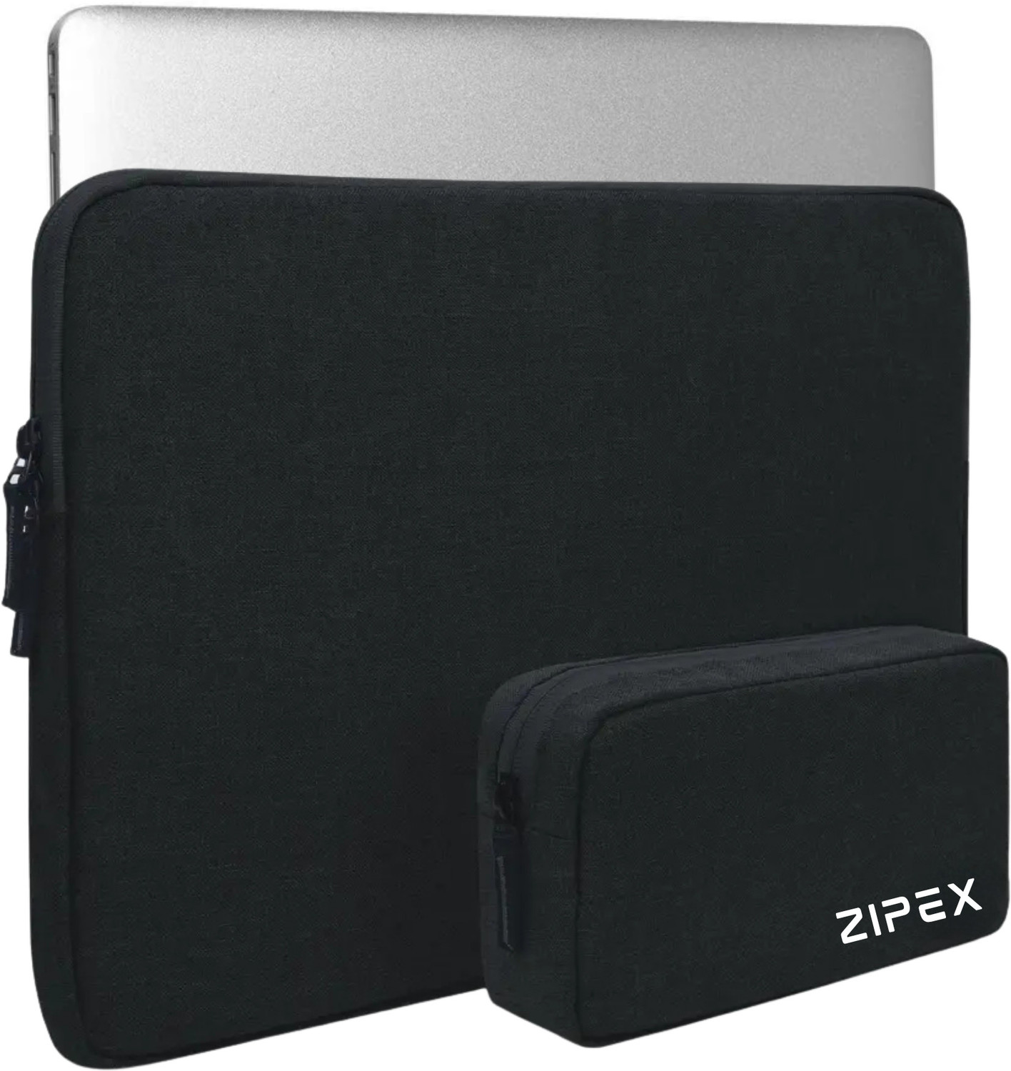 Image of ZIPEX Laptop Sleeve Case and Charger Pouch | for All 13-14 Inch Laptops | Waterproof Laptop Sleeve /Cover