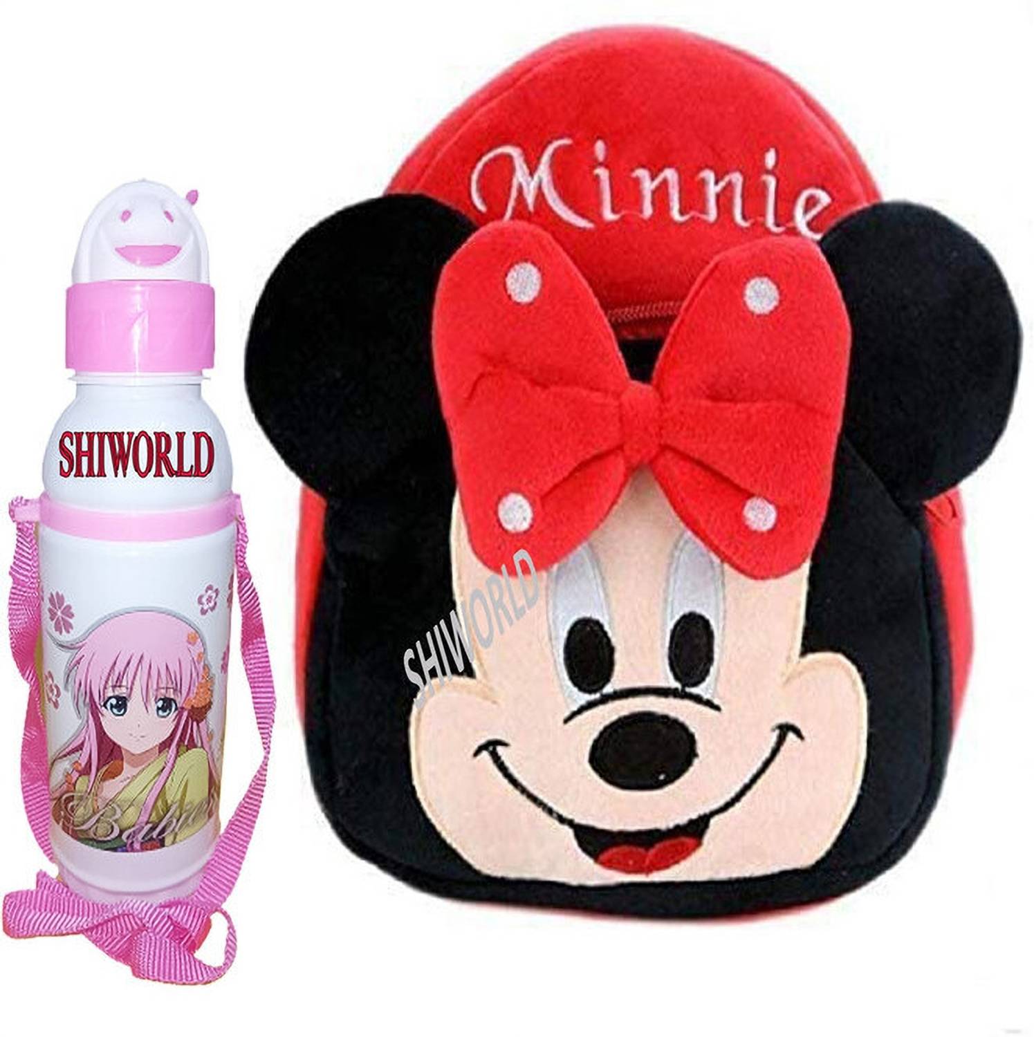 Avianna Red Minnie School Bag For Kids Girls & Boys Design40 School Bag