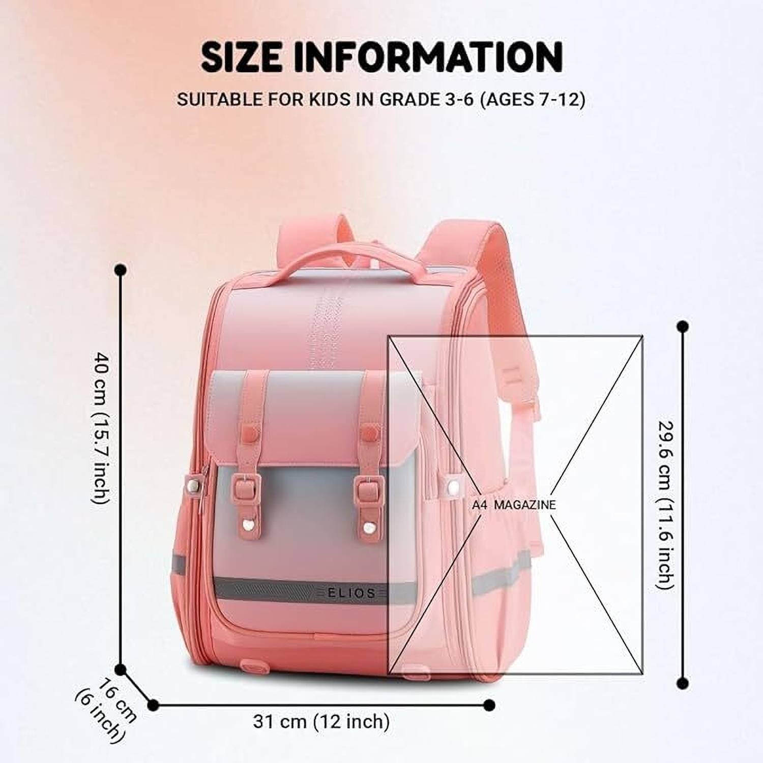 16 kids backpack deminsions WZLVO 3PCS Unicorn for Girls, 16" Preschool Bookbag with Lunch Box, Water Resistant School Bags Set for Elementary Kindergarten Toddler Get your little ones ready for their daily adventures with this kid Backpacks Simple Modern