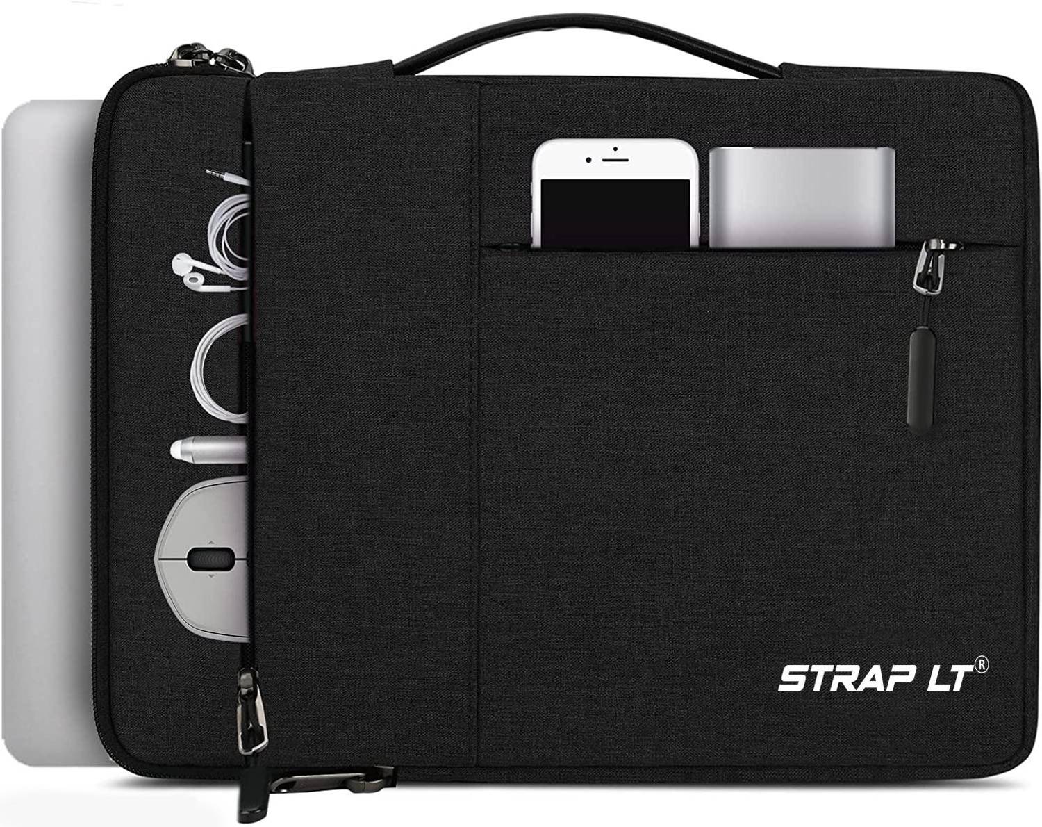 Straplt 16 Inch Protective, Laptop Sleeve Bag Case Cover with Stretchable Handle Waterproof Laptop Sleeve/Cover