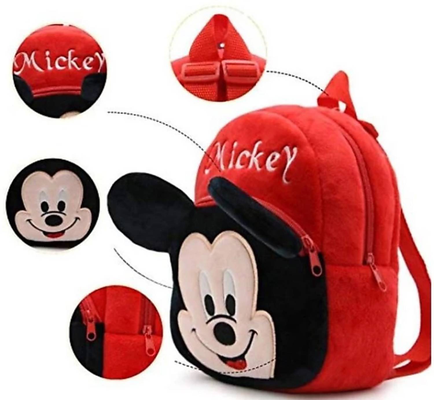 Alison School Bag For Kids/High Quality School Bag/Soft Material Kids Bag/ Suitable For Nursery, UKG, (Batman & Spiderman) Plush Bag