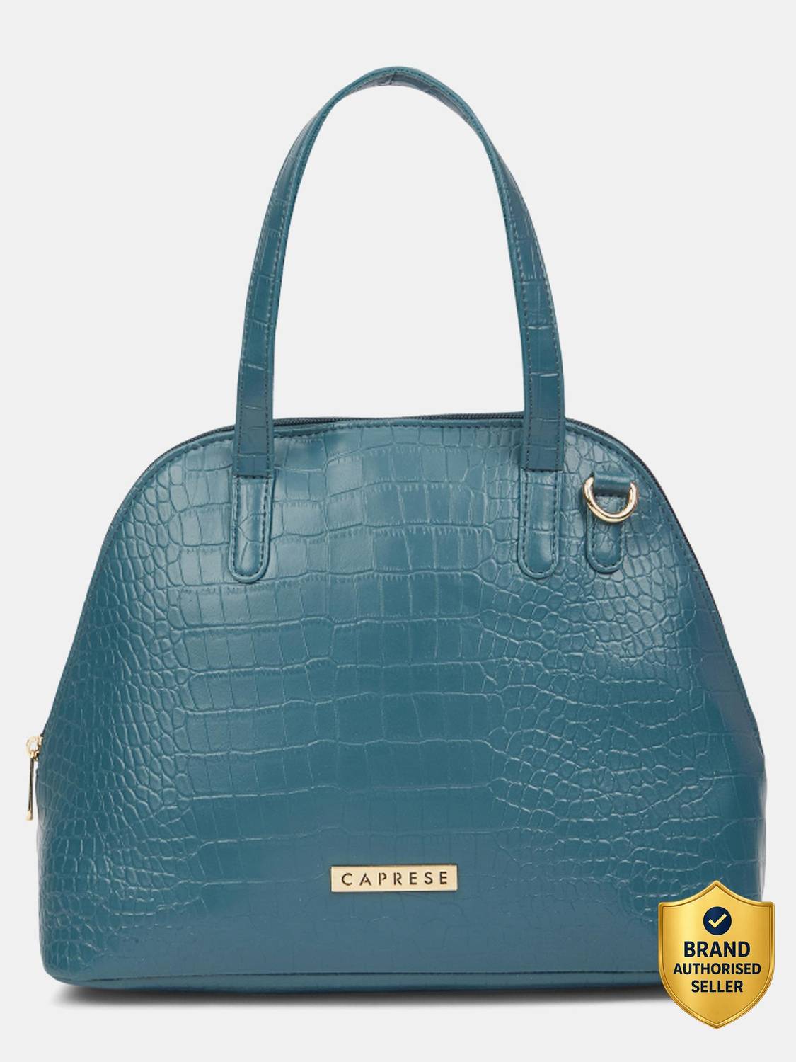 Caprese Basil Satchel Medium Teal Blue Shoulder Bag for Women Messenger Bag