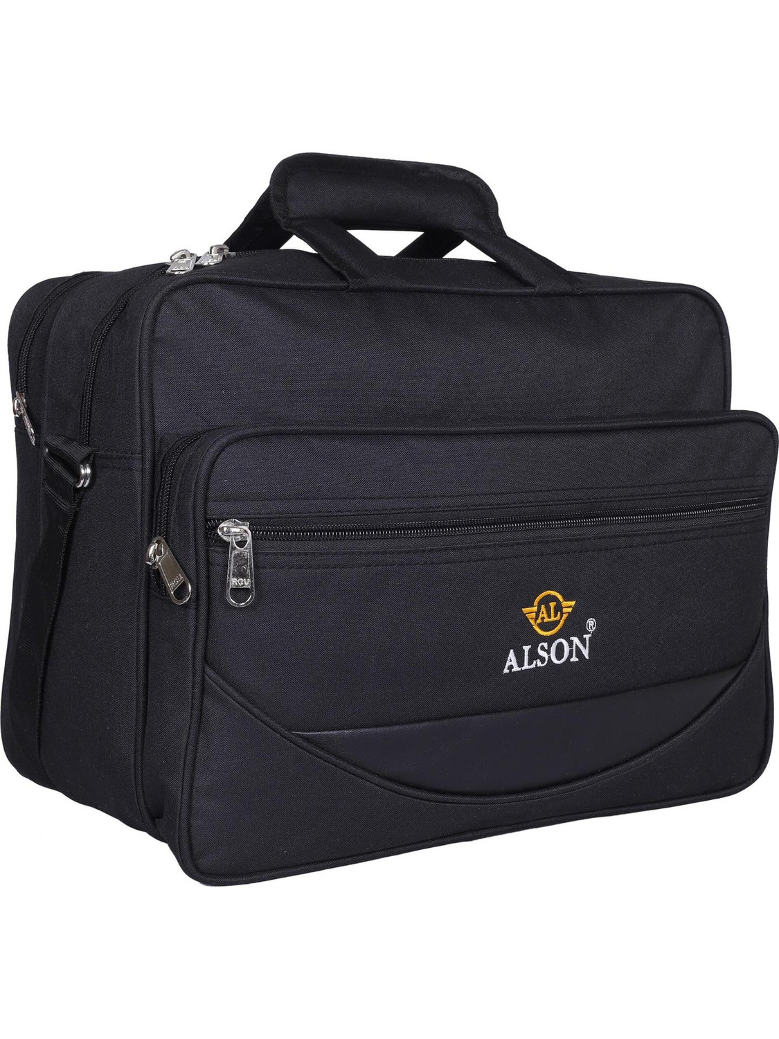Image of Wild Look Men & Women Black Messenger Bag