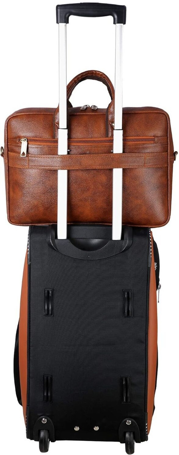 Image of IMPEX 16 Inch Vegan Leather Laptop Messenger bag Waterproof Messenger Bag