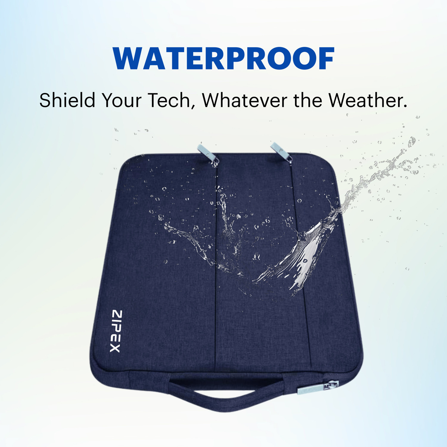 Image of ZIPEX 16 Inch Compact Laptop Case with Handle Waterproof Laptop Sleeve /Cover