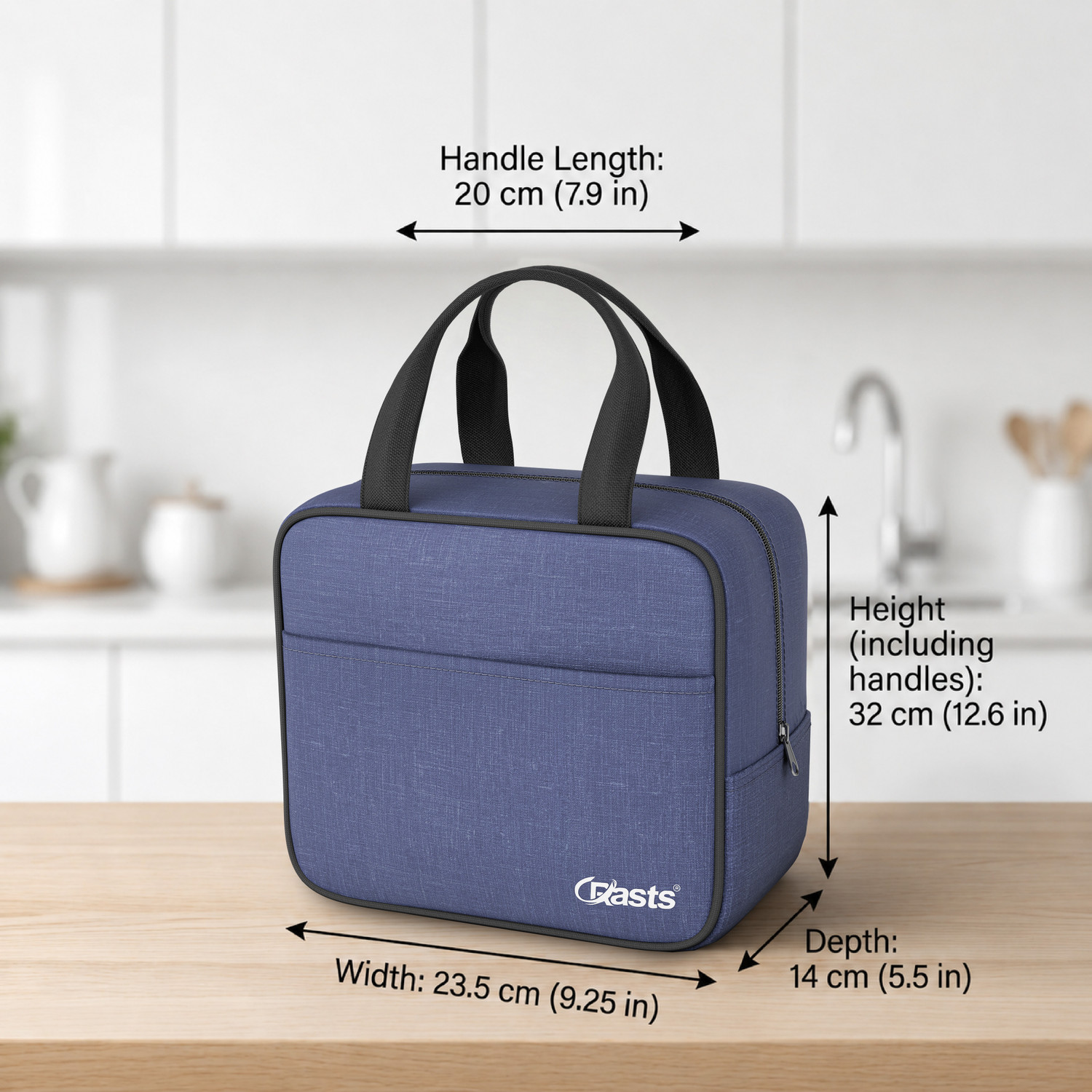 Image of Crasts Lunch Bag Office Tiffin Bags for Men Women Insulated Hot Cold Travel Picnic Bag Lunch Bag