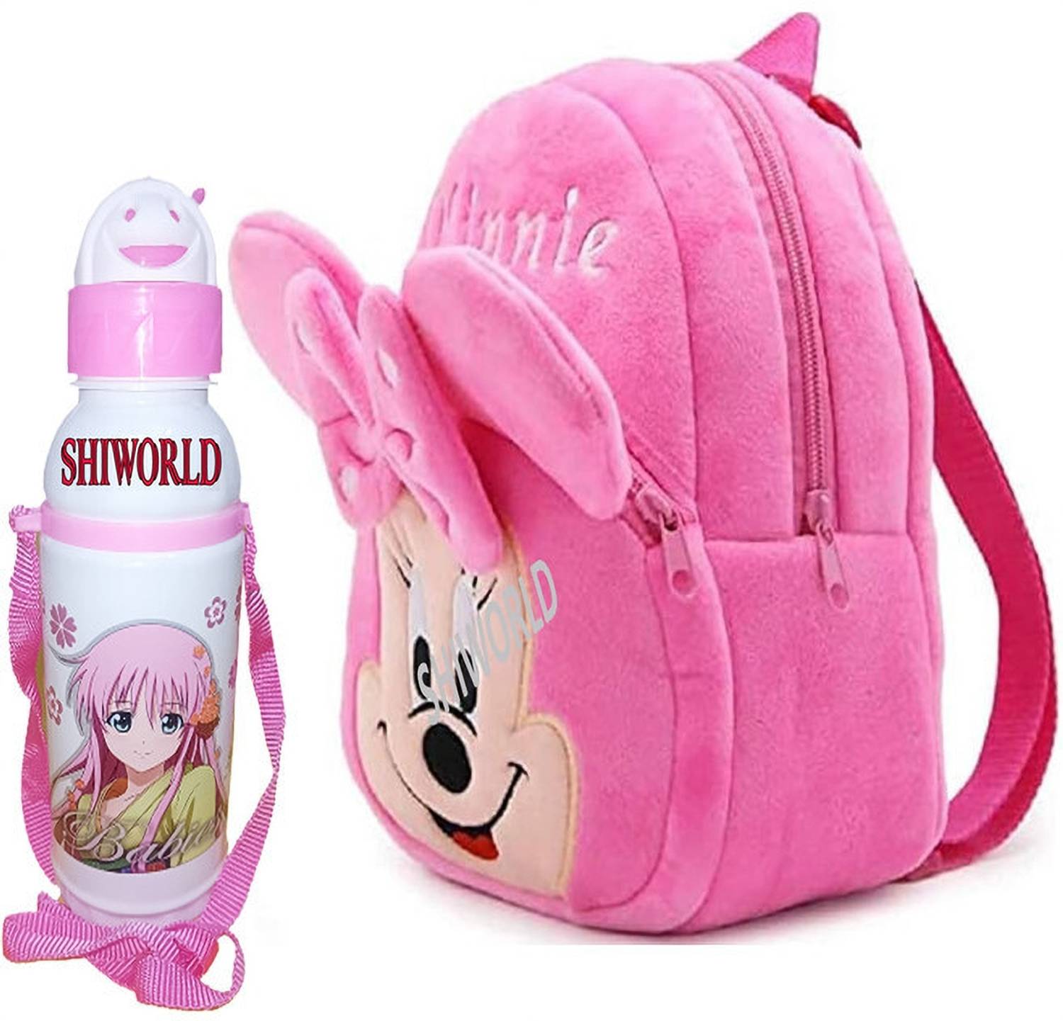 Avianna Pink Minnie School Bag For Kids Girls & Boys Design37 School Bag
