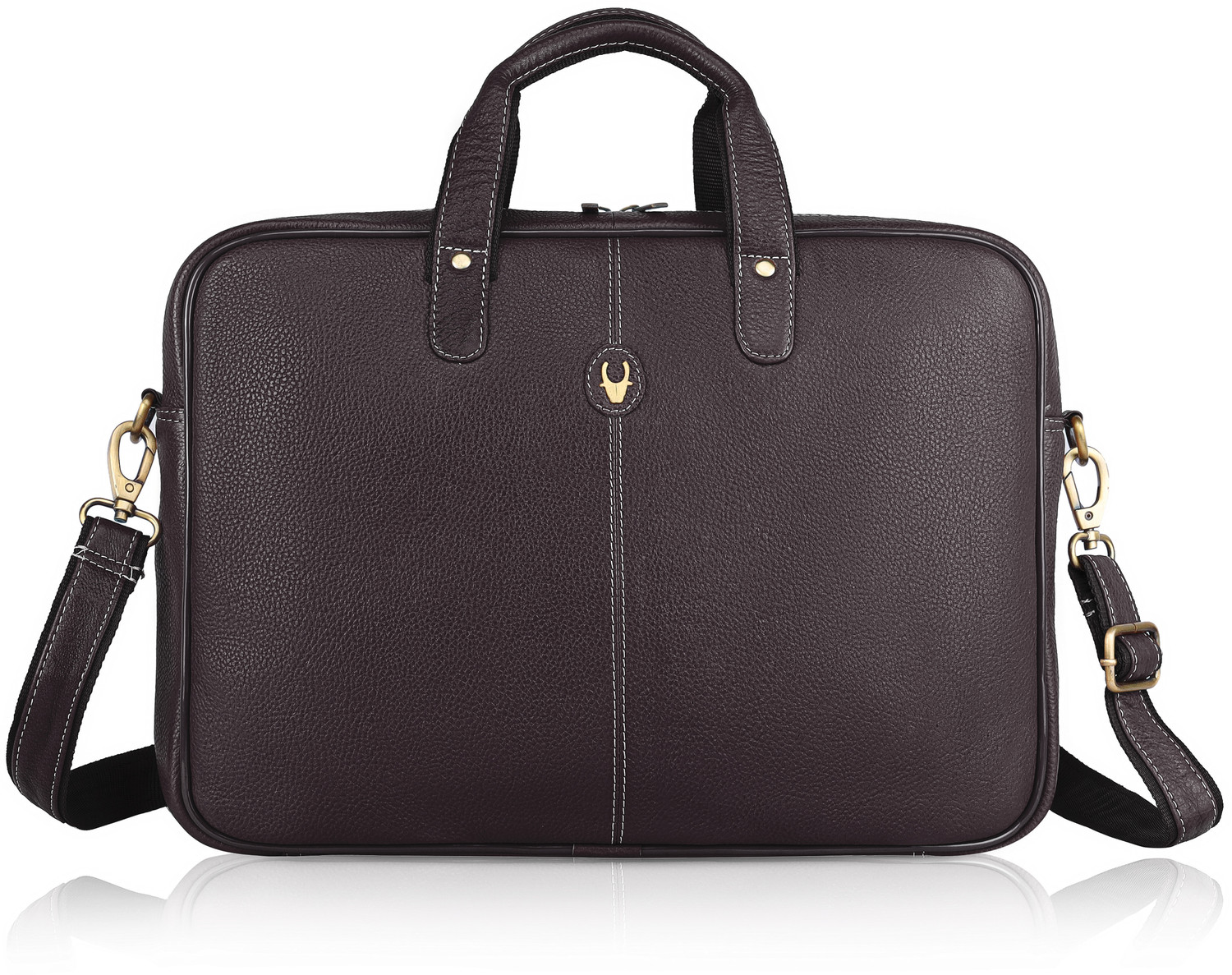 Image of WILDHORN Genuine Leather Laptop Messenger Bag for Men Messenger Bag
