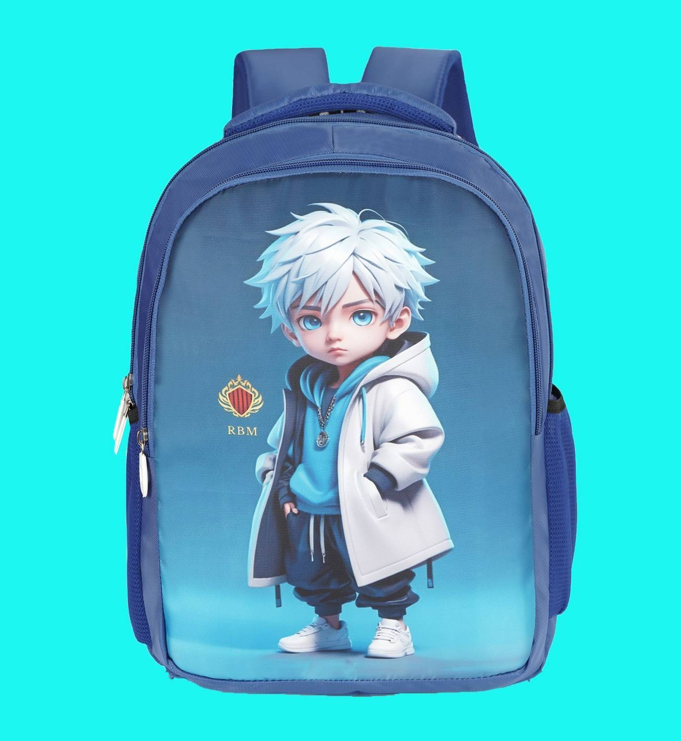 anime backpacks for kids Flipkart.com | RBM Anime Boy Theme Cartoon Printed Kids Backpack (Nursery  To Class 2)(BAG07DEF) Waterproof School Bag