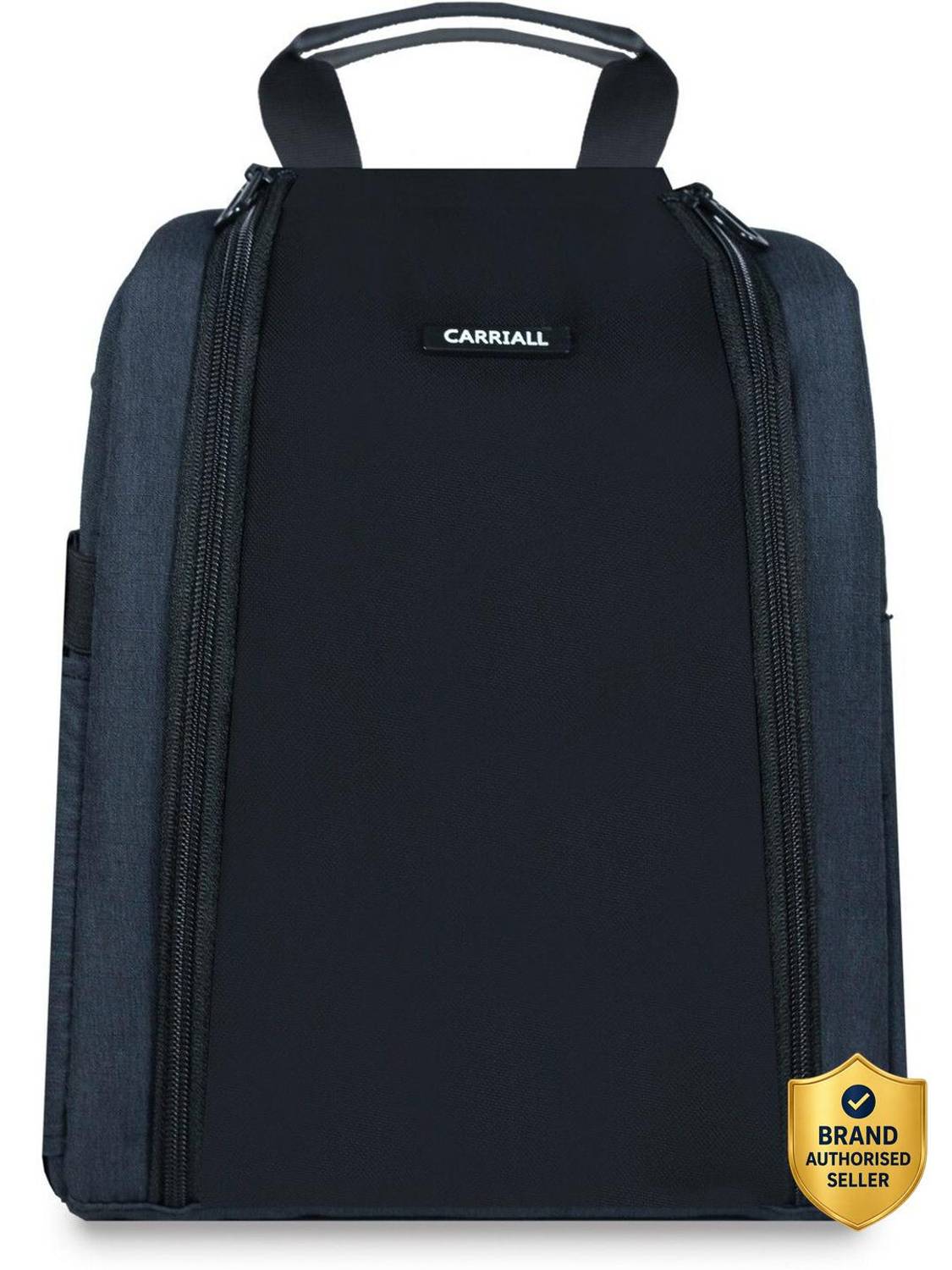 Carriall Organized lunch bag with bottle holder and adjustable strap. Waterproof Lunch Bag
