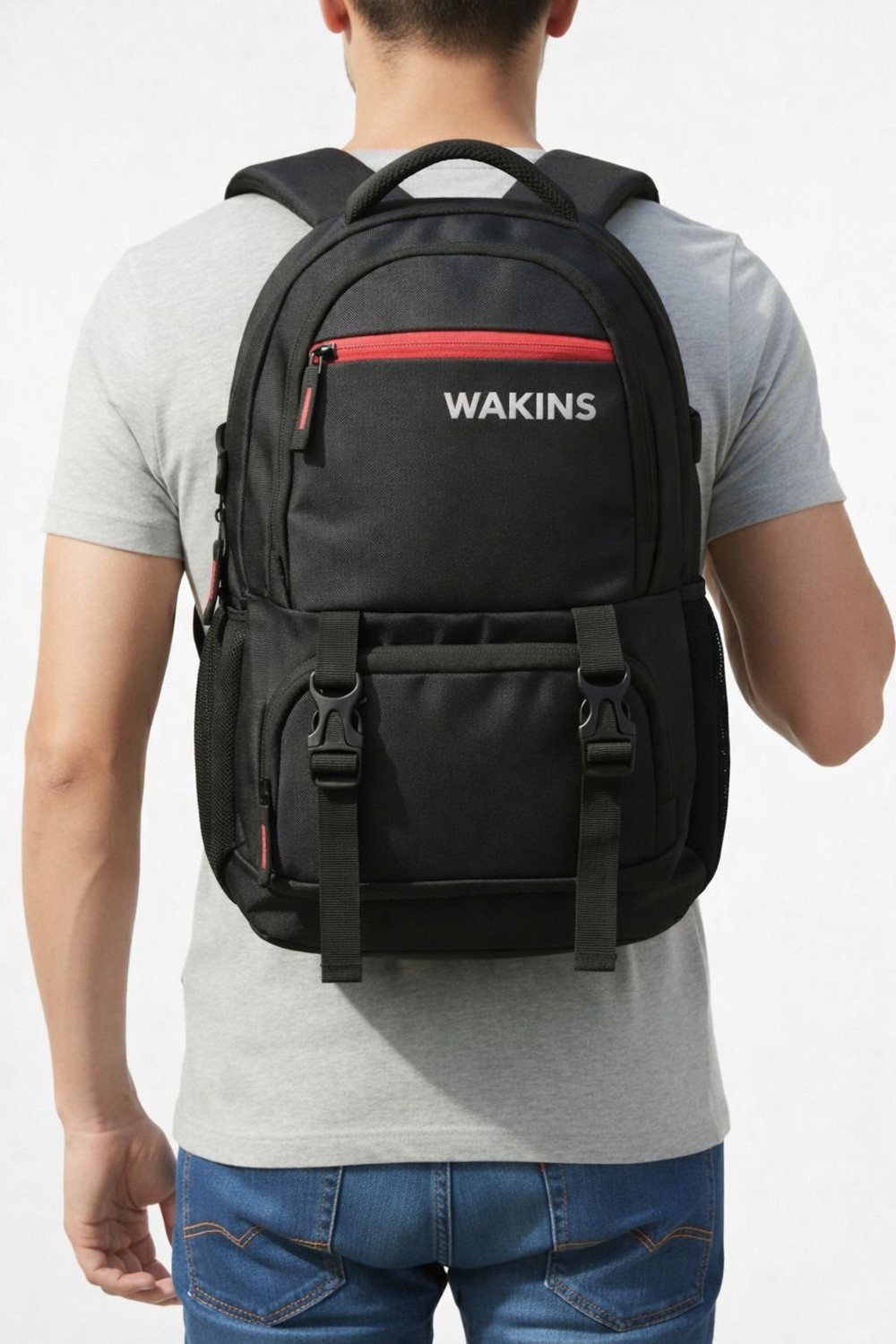 Image of Wakins TravelCore 40L | Water-Repellent Fabric | Large Capacity Unisex Backpack Waterproof Backpack