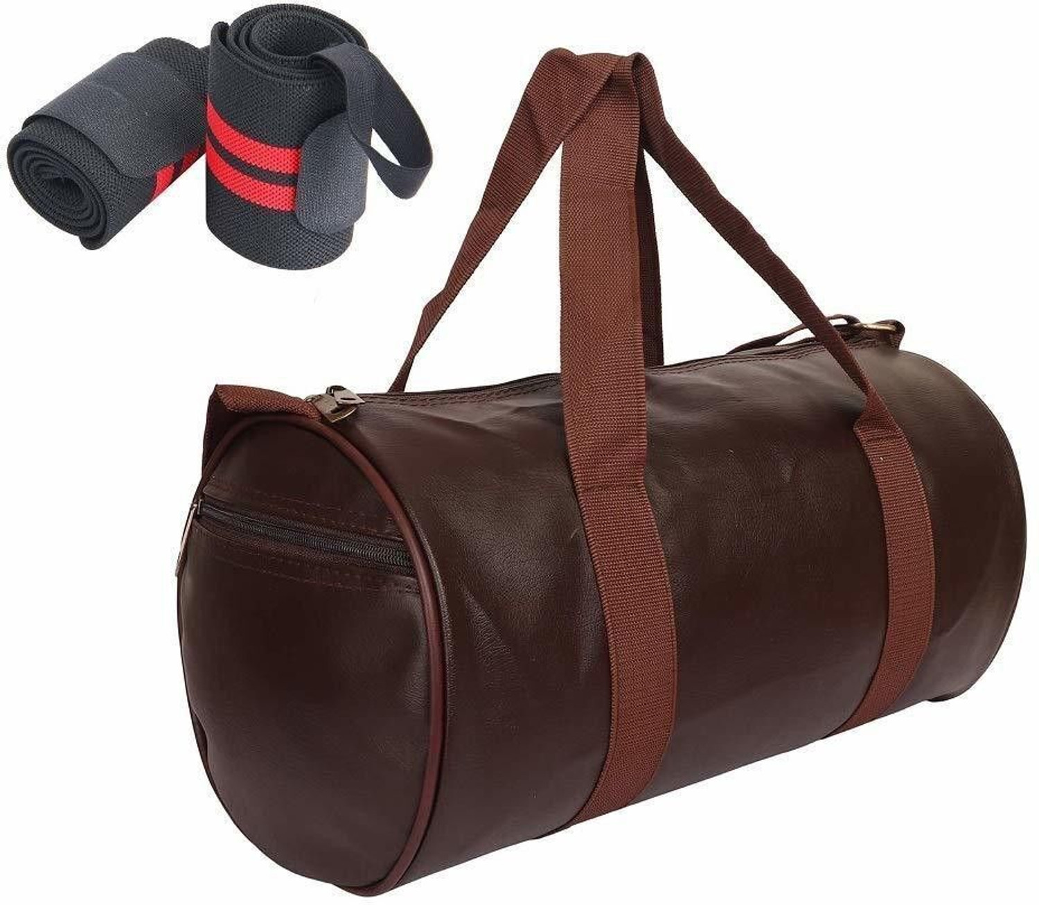Image of Raizex Combo Set of Gym Bag Duffel Bag with Shoulder Strap with Wrist Support Band Multipurpose Bag