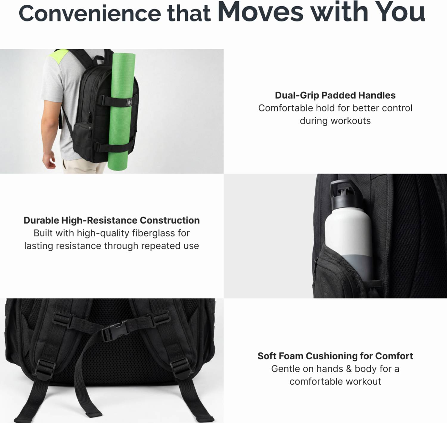 Cult Bagpack Black 35L Waterproof Backpack - Image 4