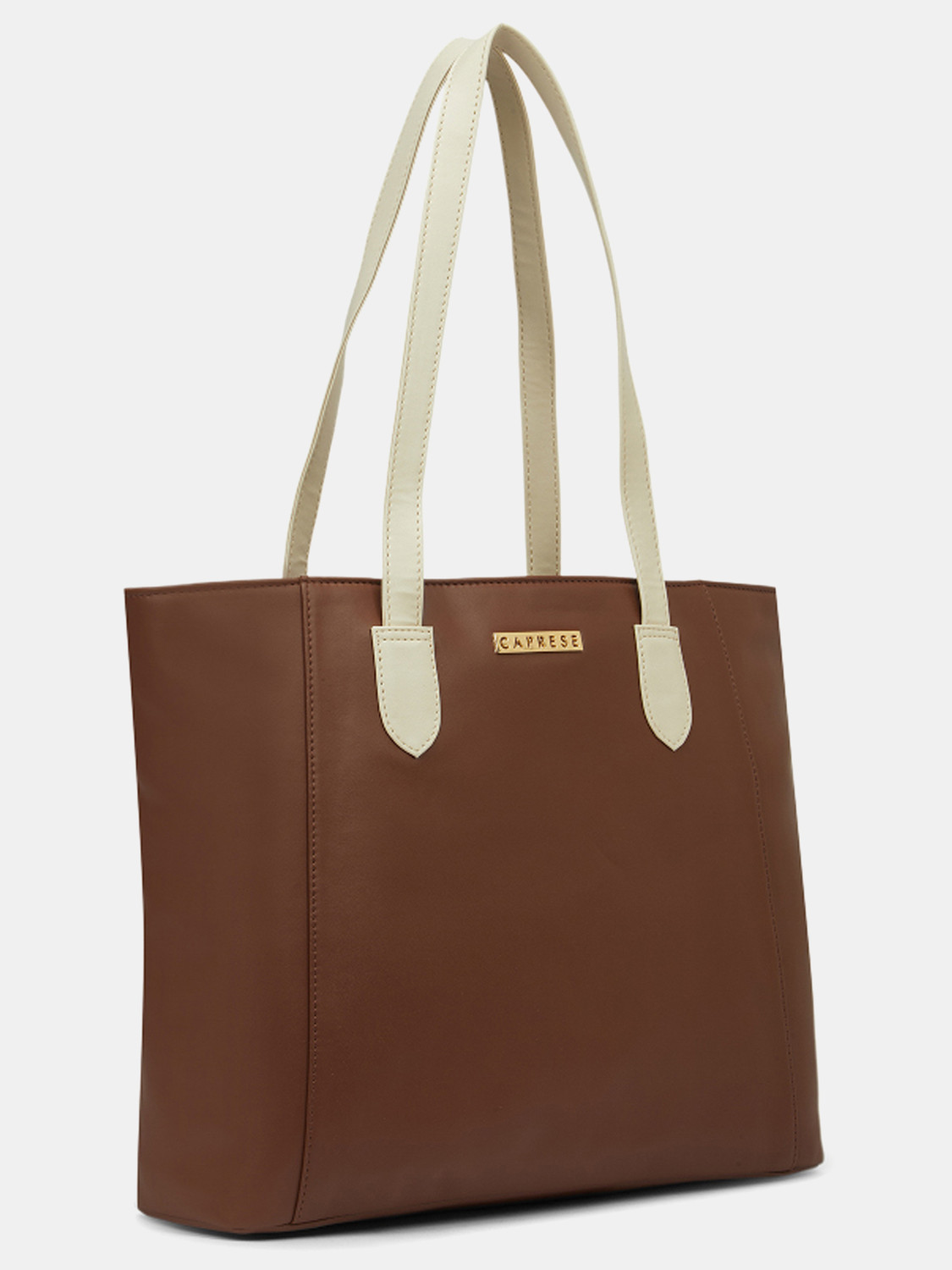 Image of Caprese Devon Tote Large Chocolate Brown Bag for Women Shoulder Bag