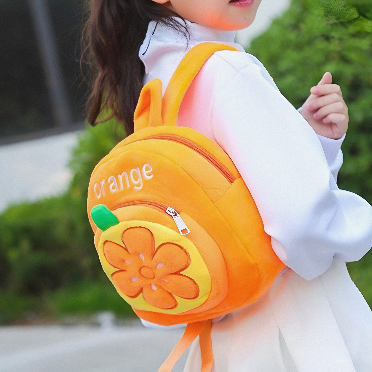 Image of BlingNBeats Orange Bag,Backpack for 2 to 6 years kids 10L School Bag
