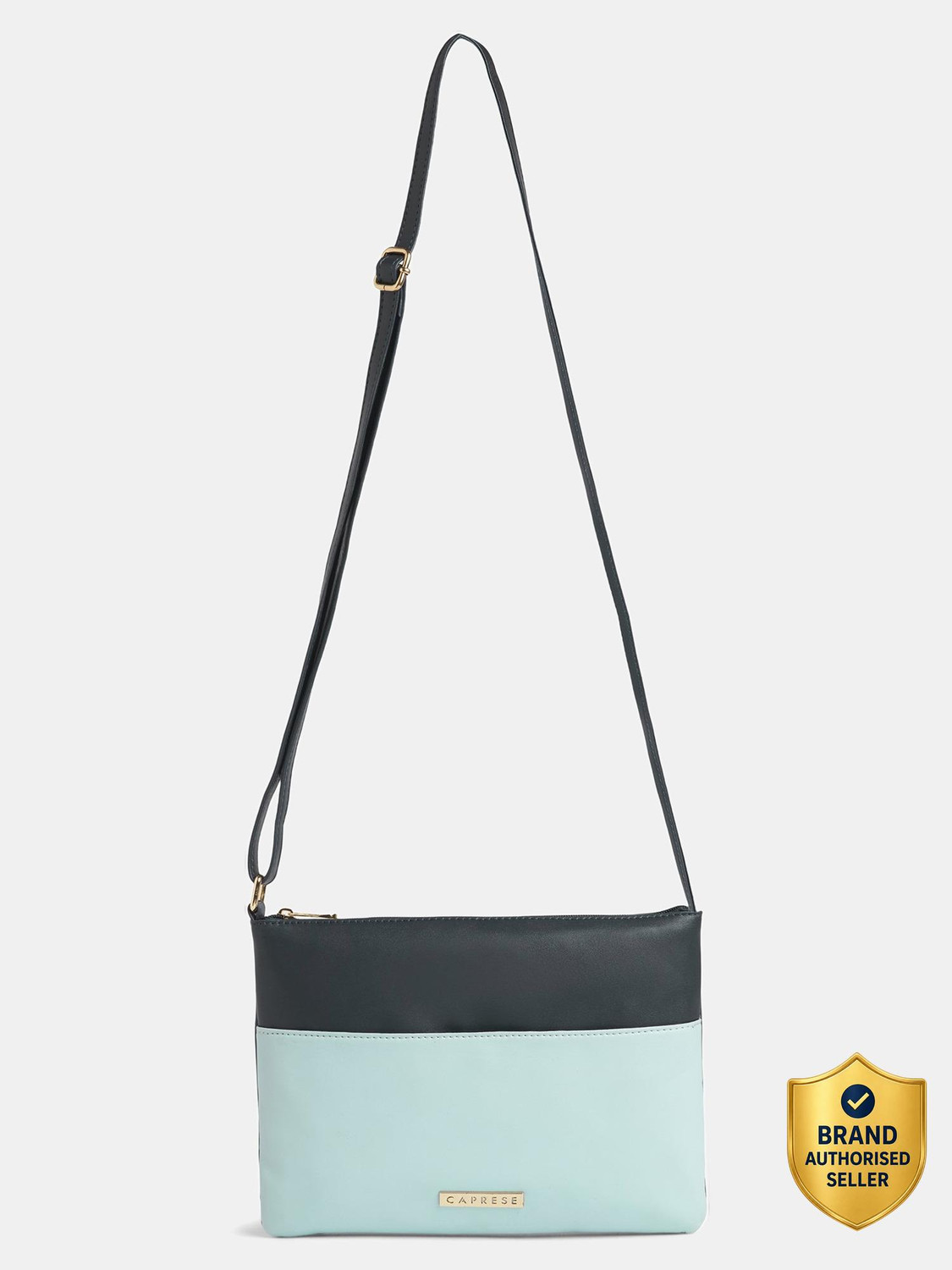 Image of Caprese Kiwi Sling Medium Navy Blue Bag for Women Sling Bag