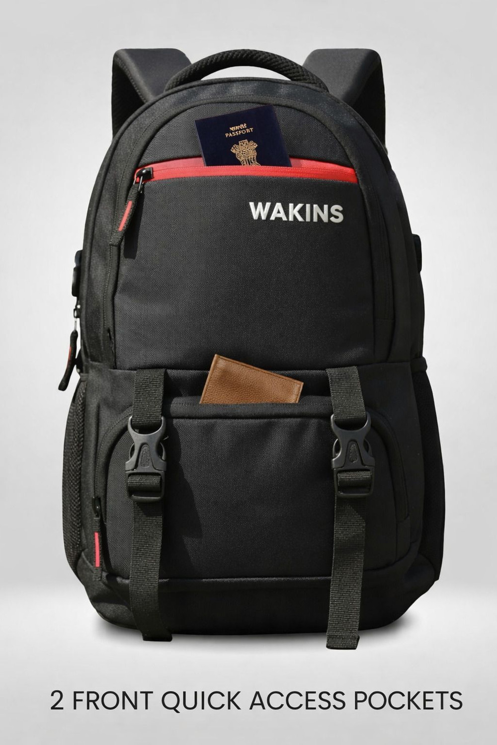 Image of Wakins TravelCore 40L | Water-Repellent Fabric | Large Capacity Unisex Backpack Waterproof Backpack