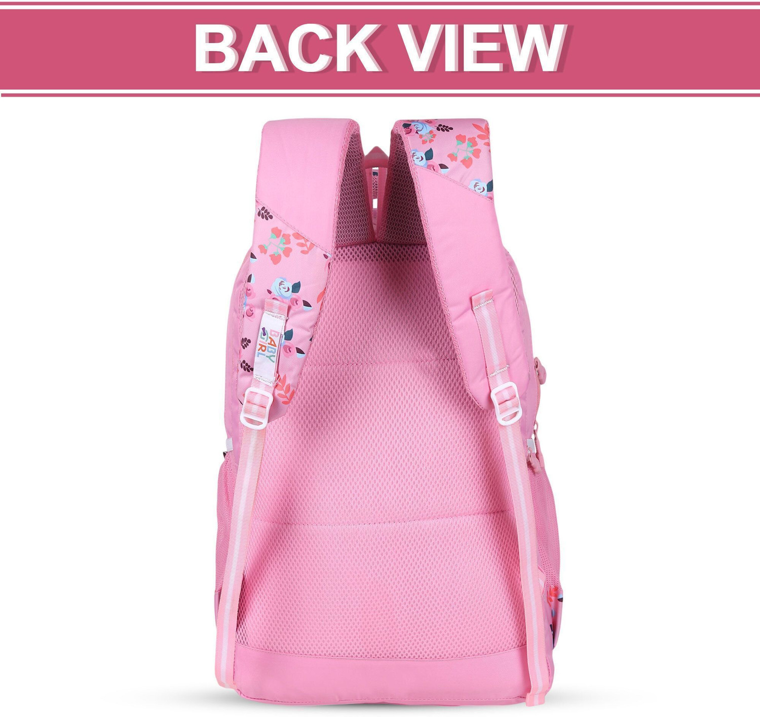 Image of Baby Girl korean style school bag for girls |school bag for girls class 9| Pink Color Bag Waterproof School Bag