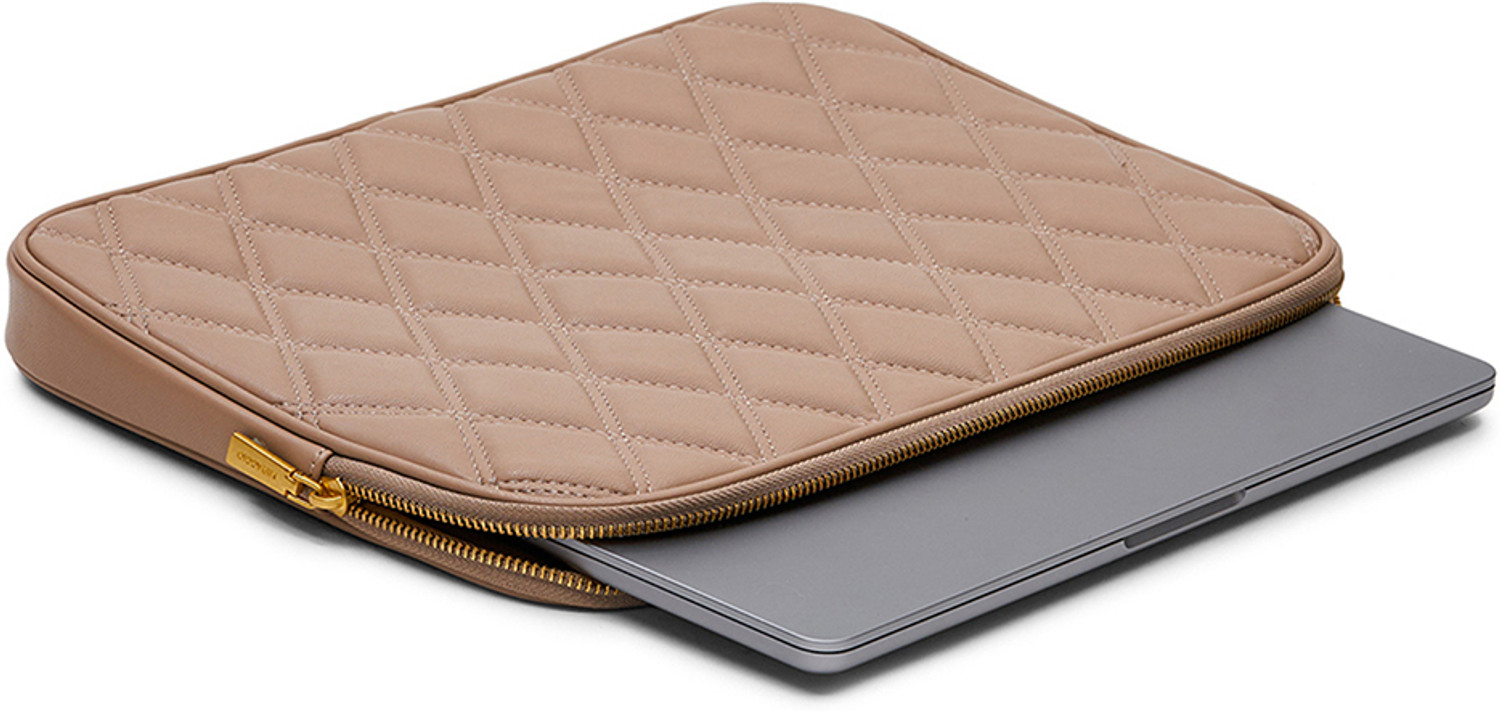 Image of Miraggio Lena Laptop Sleeve Laptop Sleeve /Cover (Beige, 1 L)