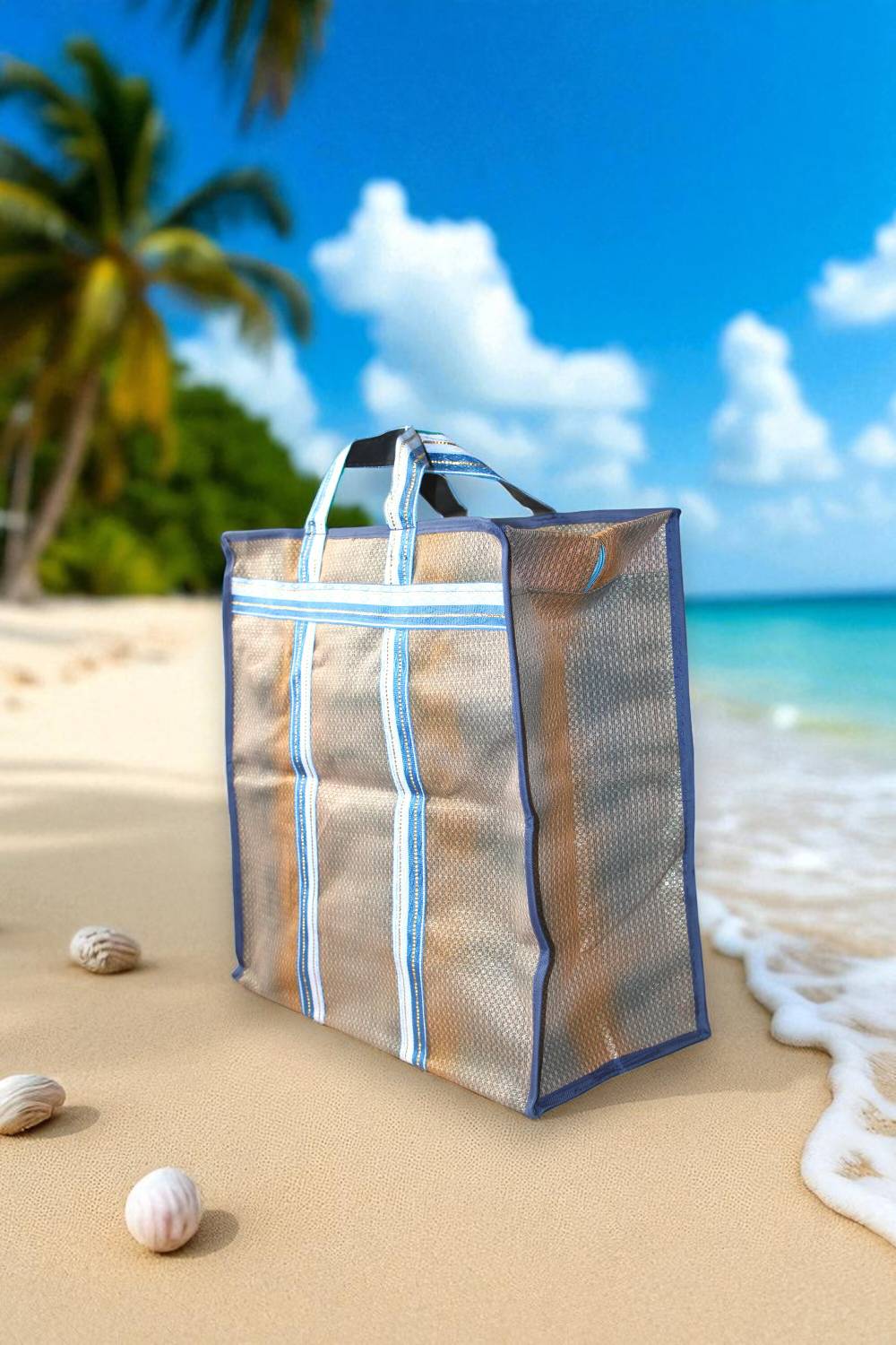 asianbagsindustry Multi-Utility Large Shopping & Storage Bag with Front Zip Pocket Waterproof Multipurpose Bag