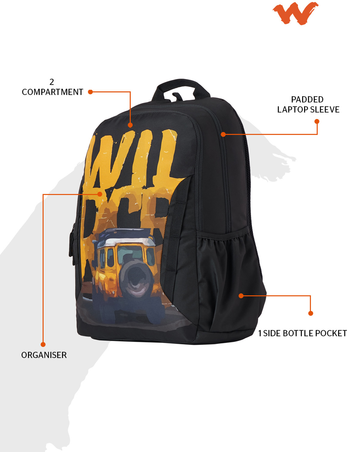 Image of Wildcraft Off Road LPBP 35L Waterproof Backpack
