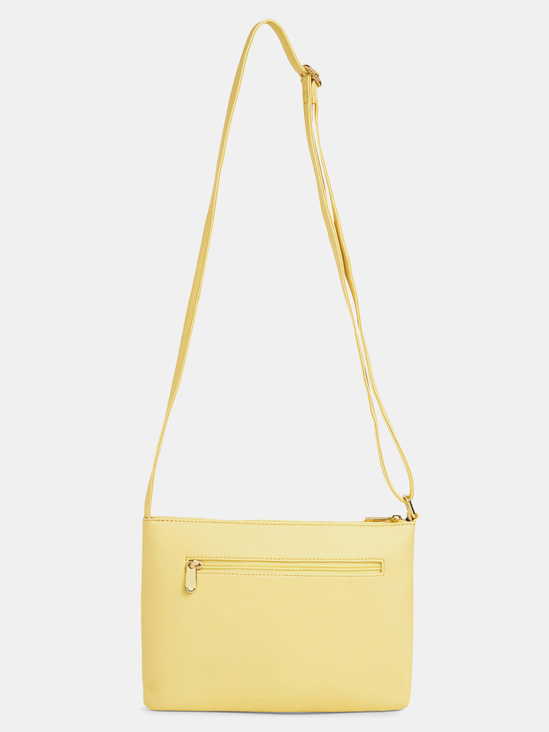 Image of Caprese Kiwi Sling Medium Butter Yellow Bag for Women Sling Bag
