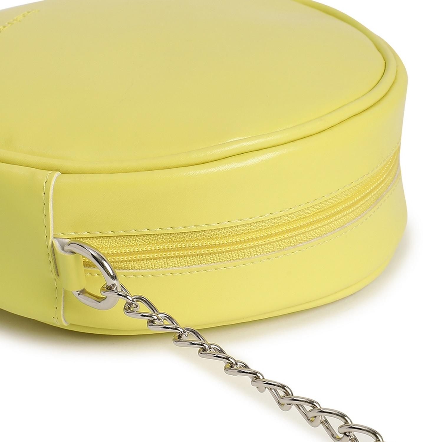 Image of Fastrack Solid Casual Celery Green Sling Bag Sling Bag