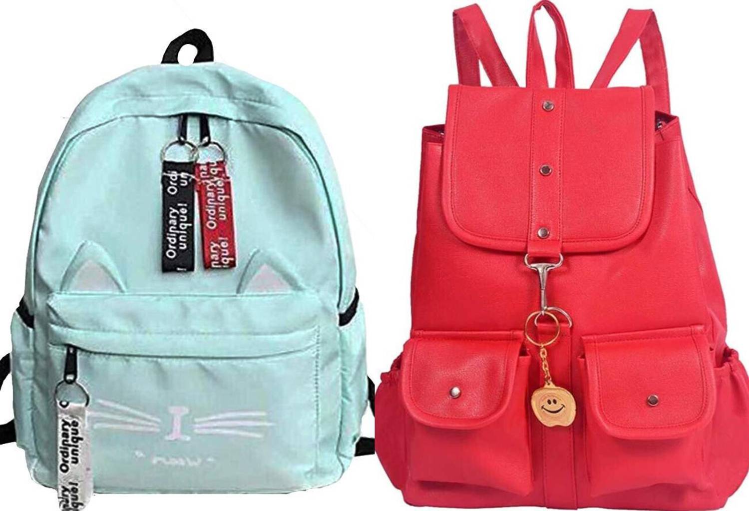 Shishtha B_CT_GRN_@_1 & RED-4PKT-BACKPACK-SINGLE_xy Laptop Bag