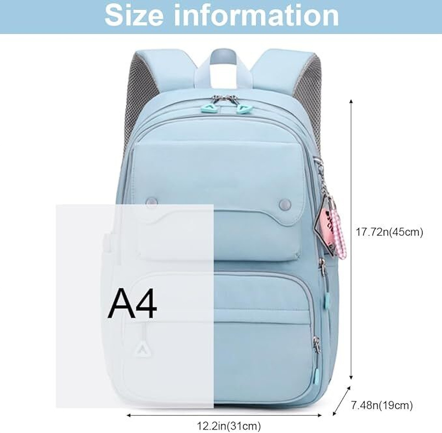 Image of Luranol Unicorn Backpack for Kids Stylish Durable Water-Resistant Shoulder School Bags Waterproof Backpack